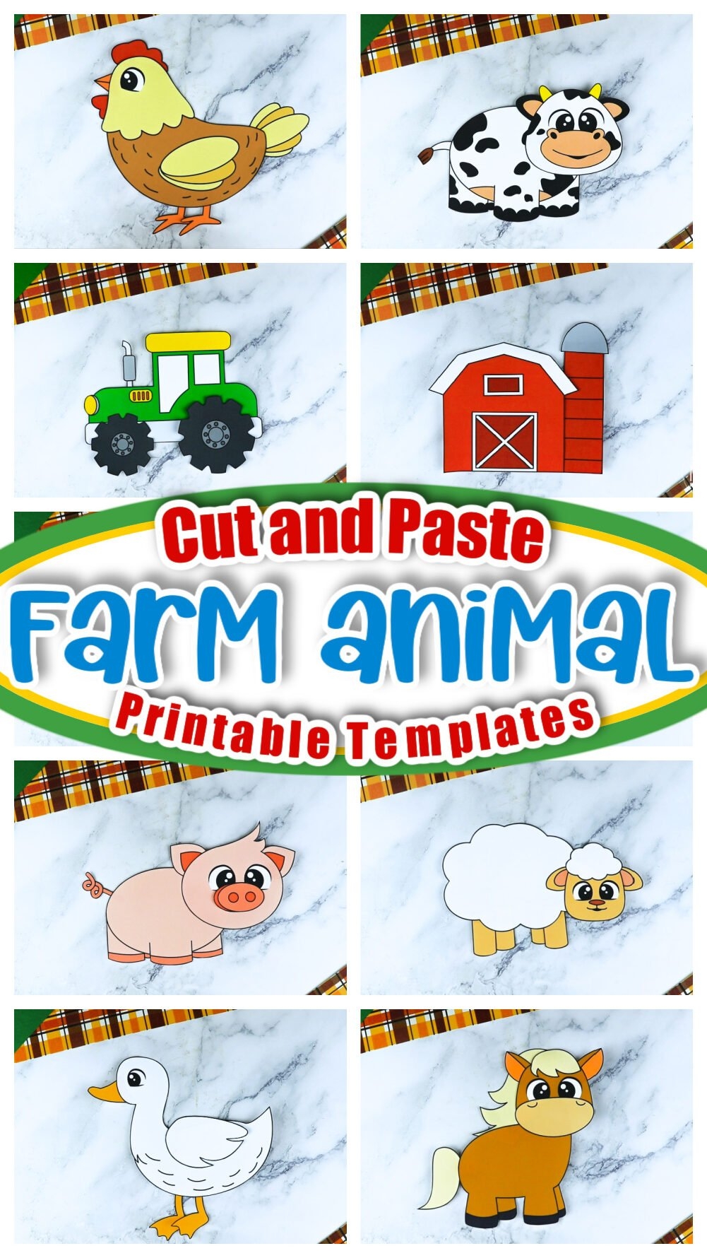 Printable Farm Animal Templates