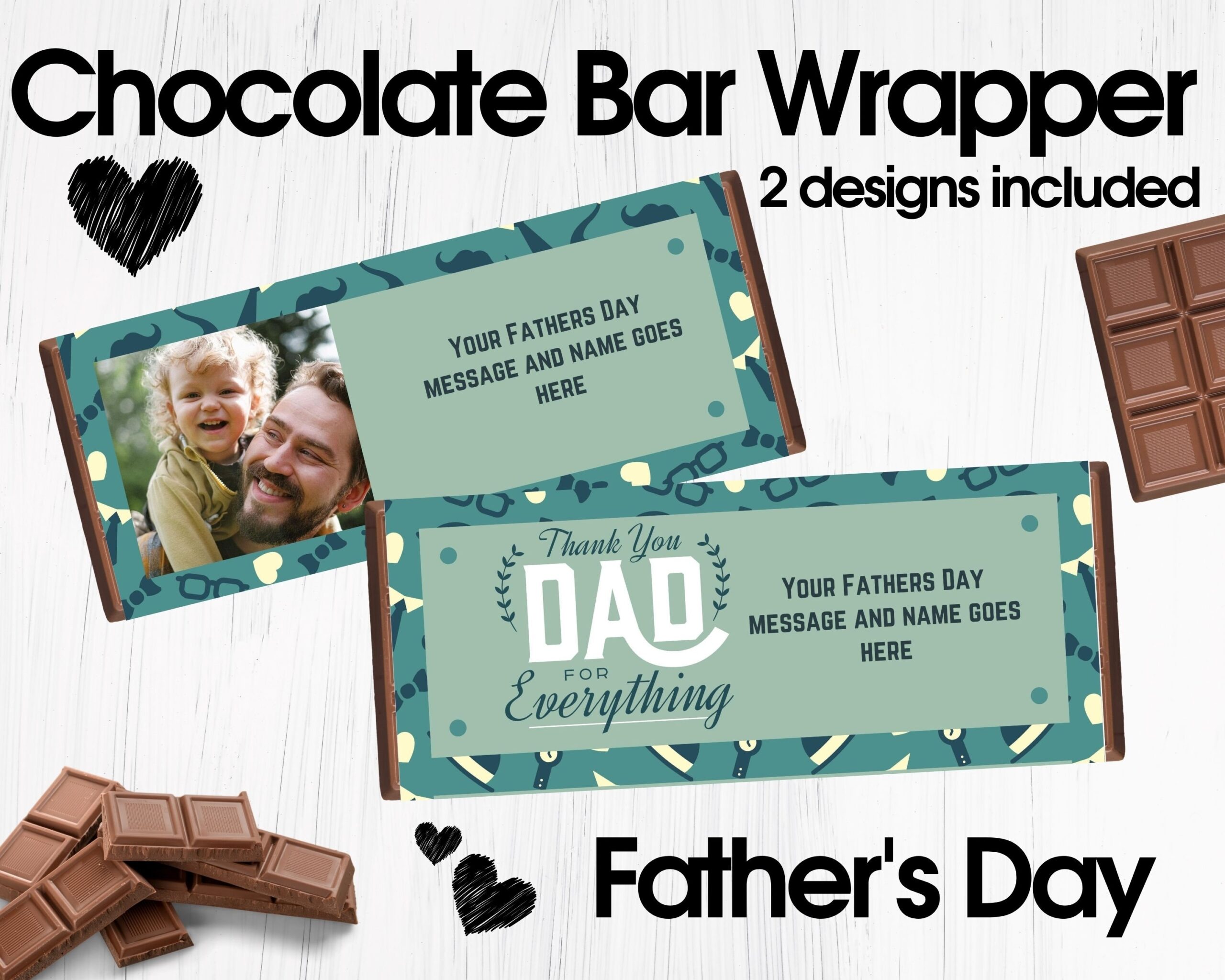 Free Printable Father'S Day Candy Bar Wrappers Templates