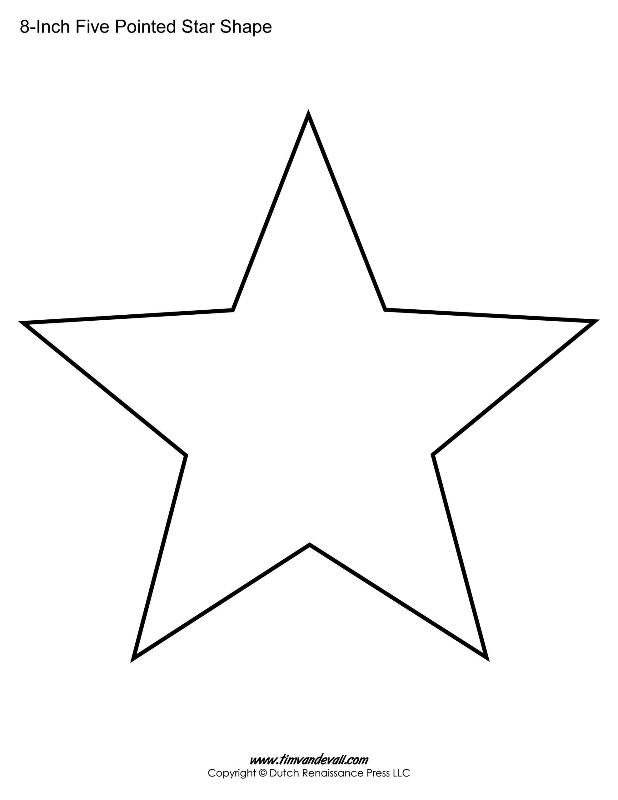 Paper Star Template Printable