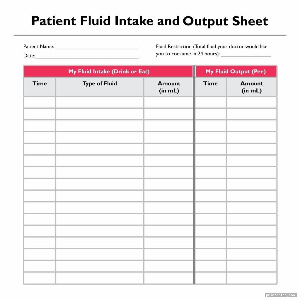 Printable Fluid Intake Charts Gridgit Fluid Email Templates Nursing School Notes