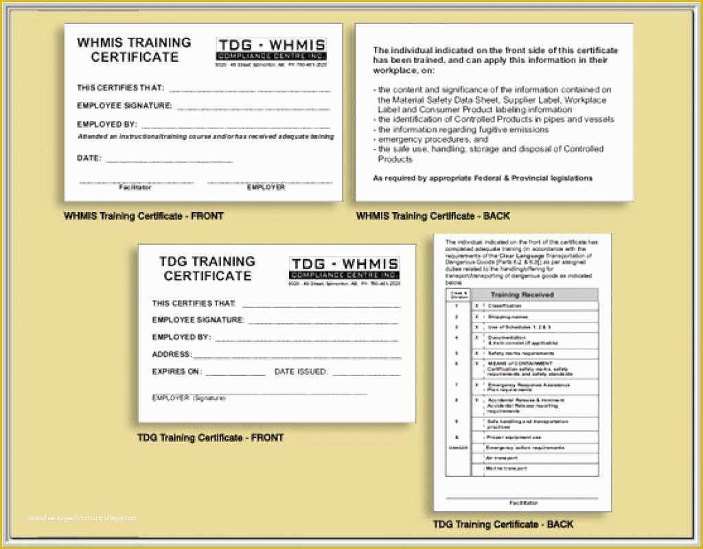 Printable Forklift Certification Wallet Card Template Free Printable Templates Free