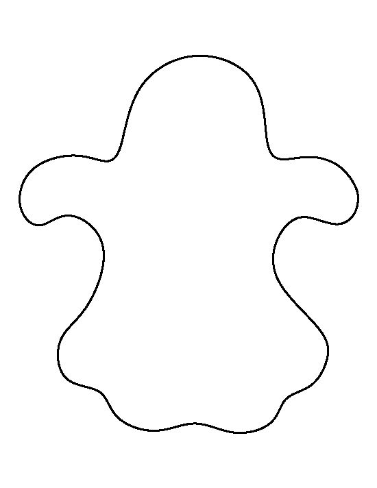 Printable Ghost Template Halloween Templates Halloween Crafts Halloween Coloring