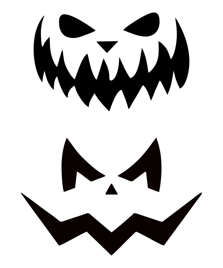 Pumpkin Face Template Printable