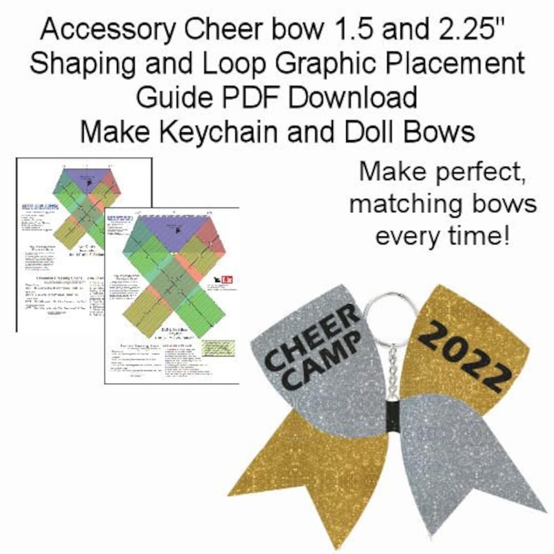 Printable Cheer Bow Template