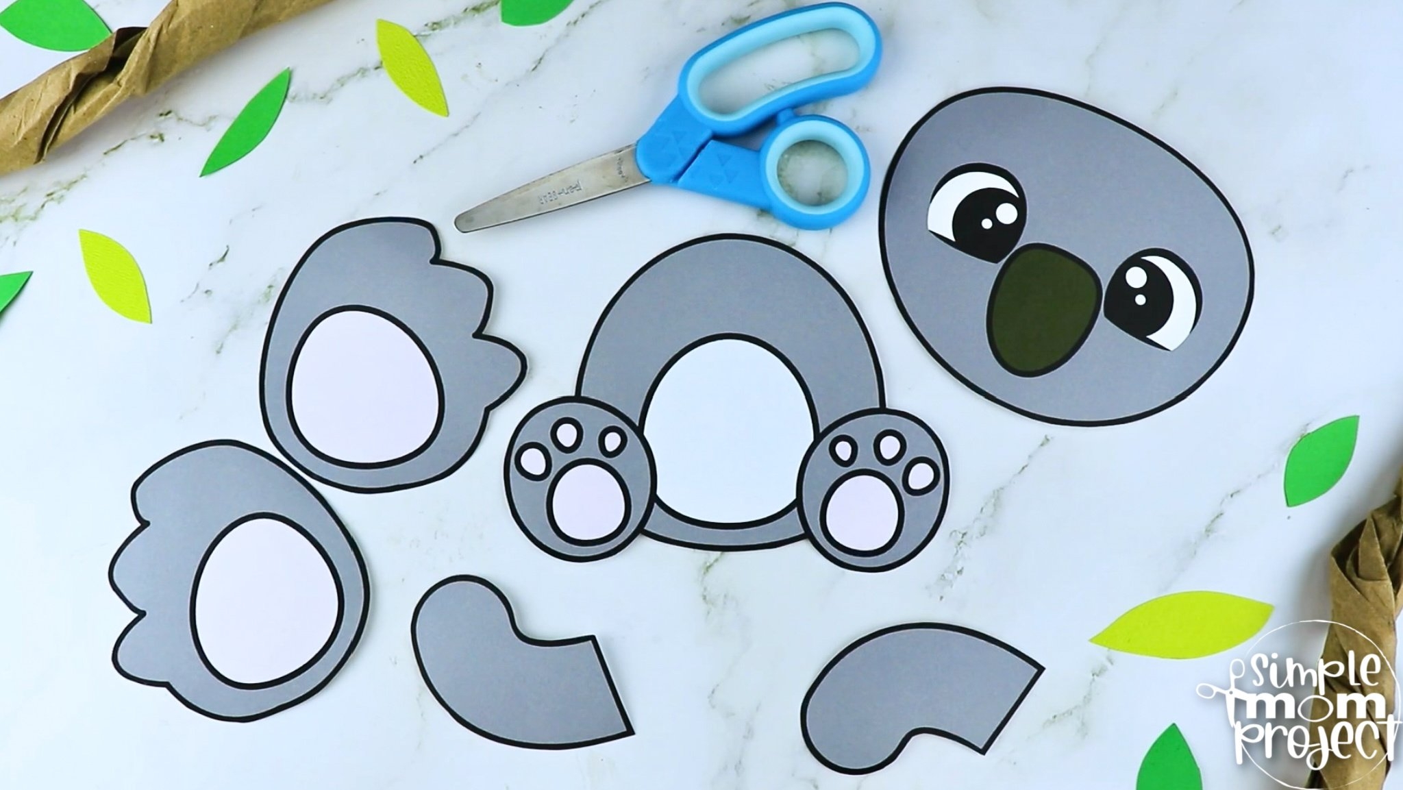 Free Printable Koala Template
