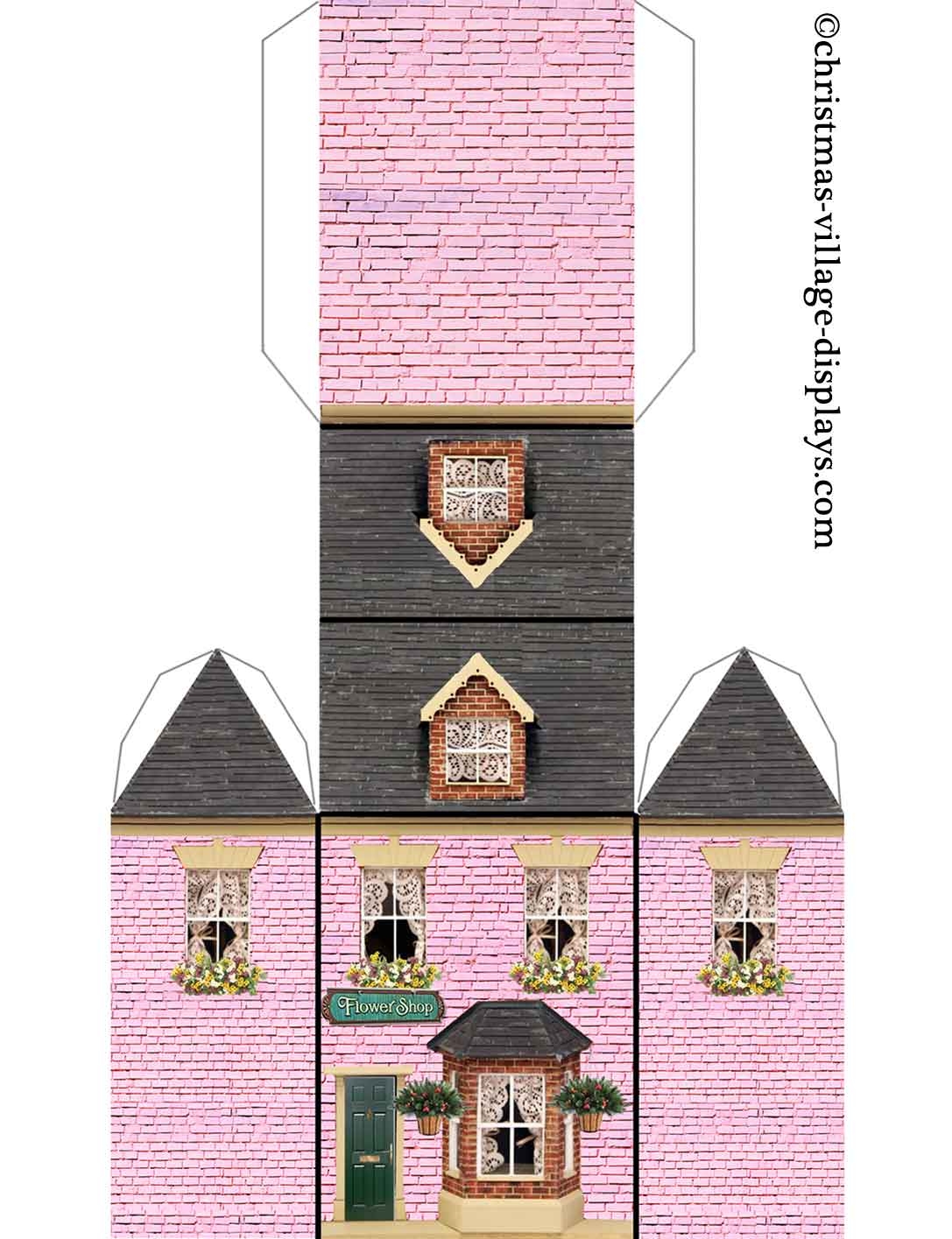 Free Printable Christmas Village Templates