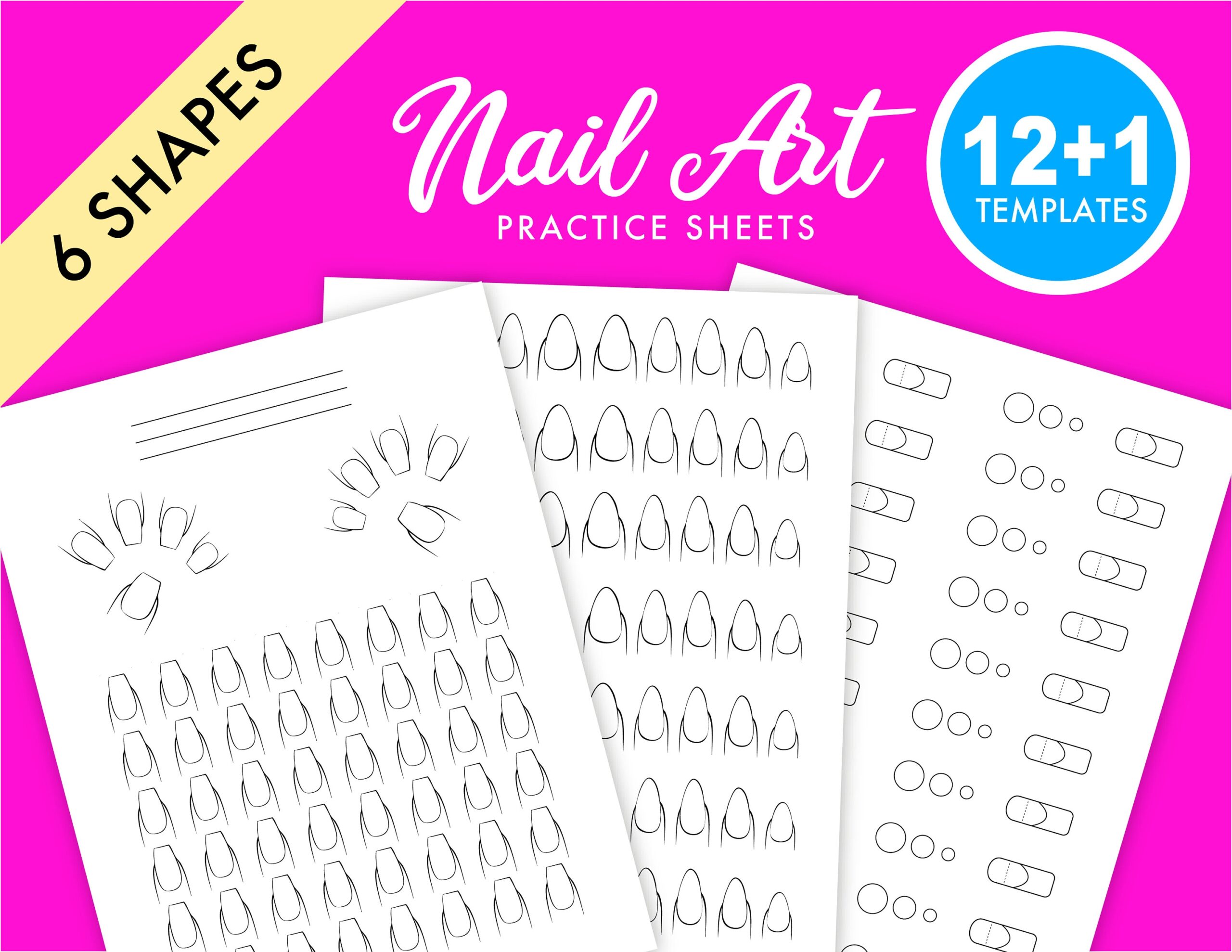 Nail Art Templates Printable