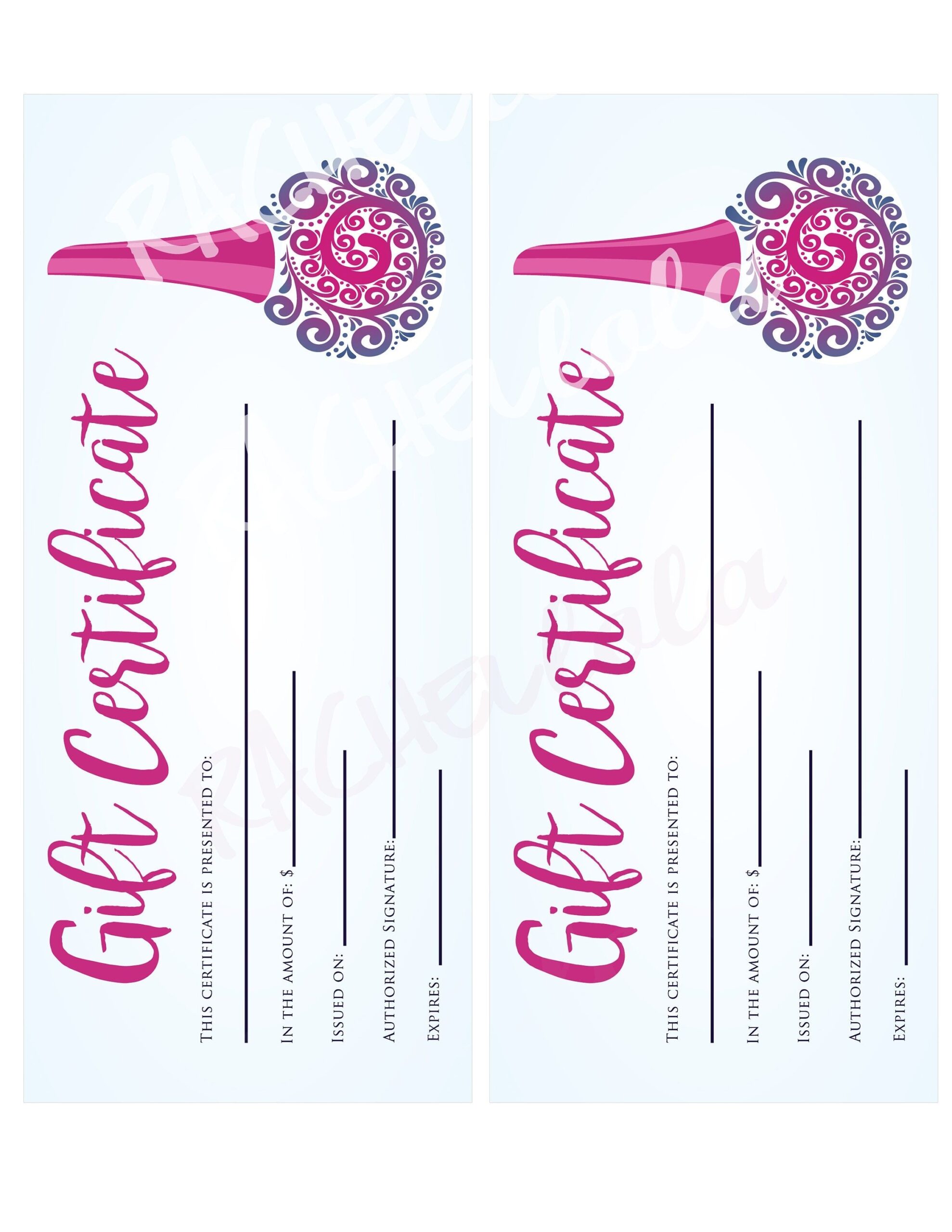 Printable Nail Salon Gift Certificate Fillable Template Manicure Pedicure Christmas Coupon Voucher Mothers Day Instant Download Etsy Canada Printable Gift Certificate Salon Gifts Pedicure Gift