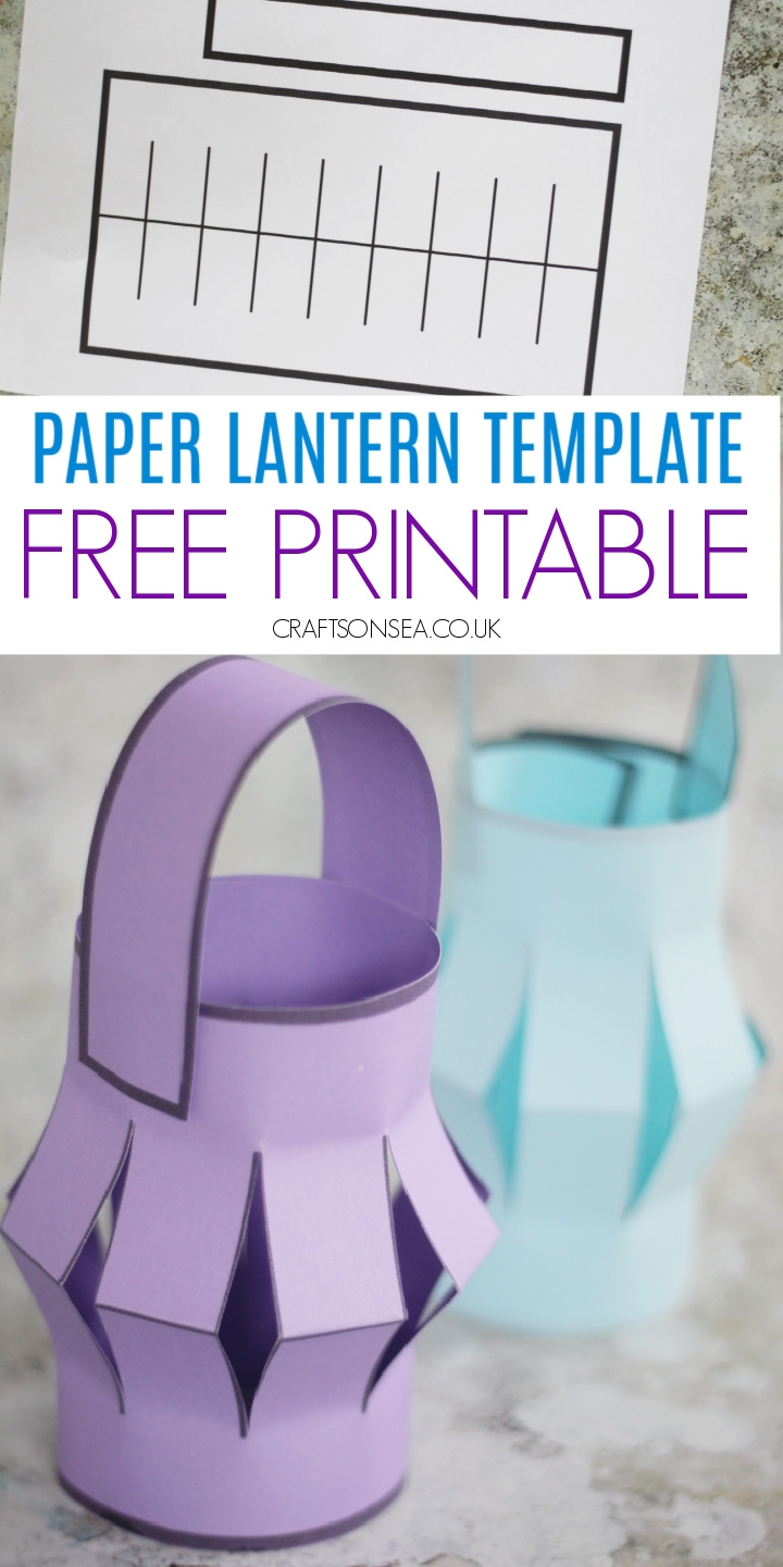 Camping Lantern Template Printable