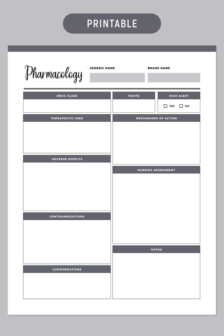 Printable Pharmacology Template For Nursing Student Student Nurse Study Resources Medicine Note taking Pharmacologist A4 And Letter Size Etsy Australia Pharmacology Flash Cards Pharmacology Medicine Notes