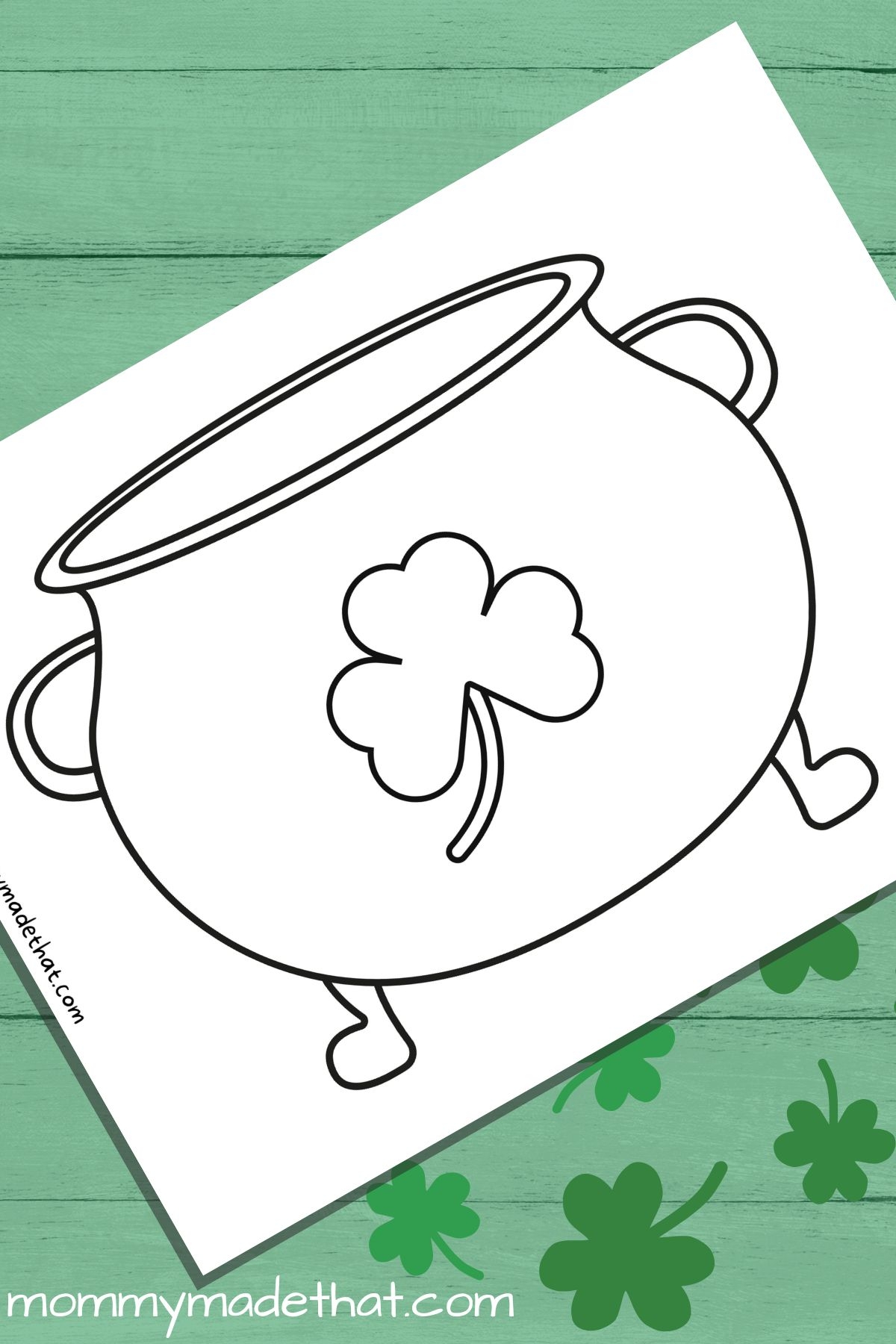 Printable Pot Of Gold Template