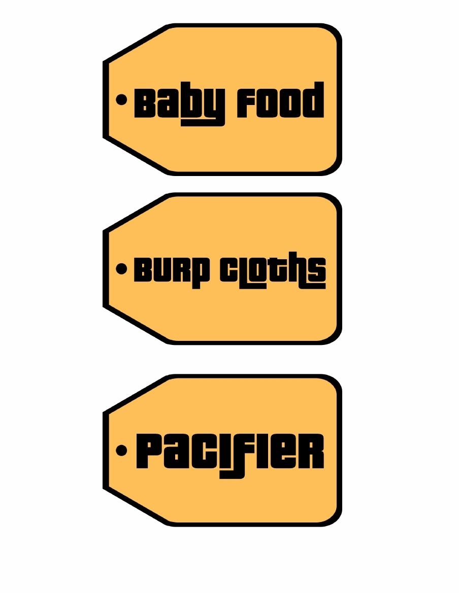 Template Price Is Right Tags Printable
