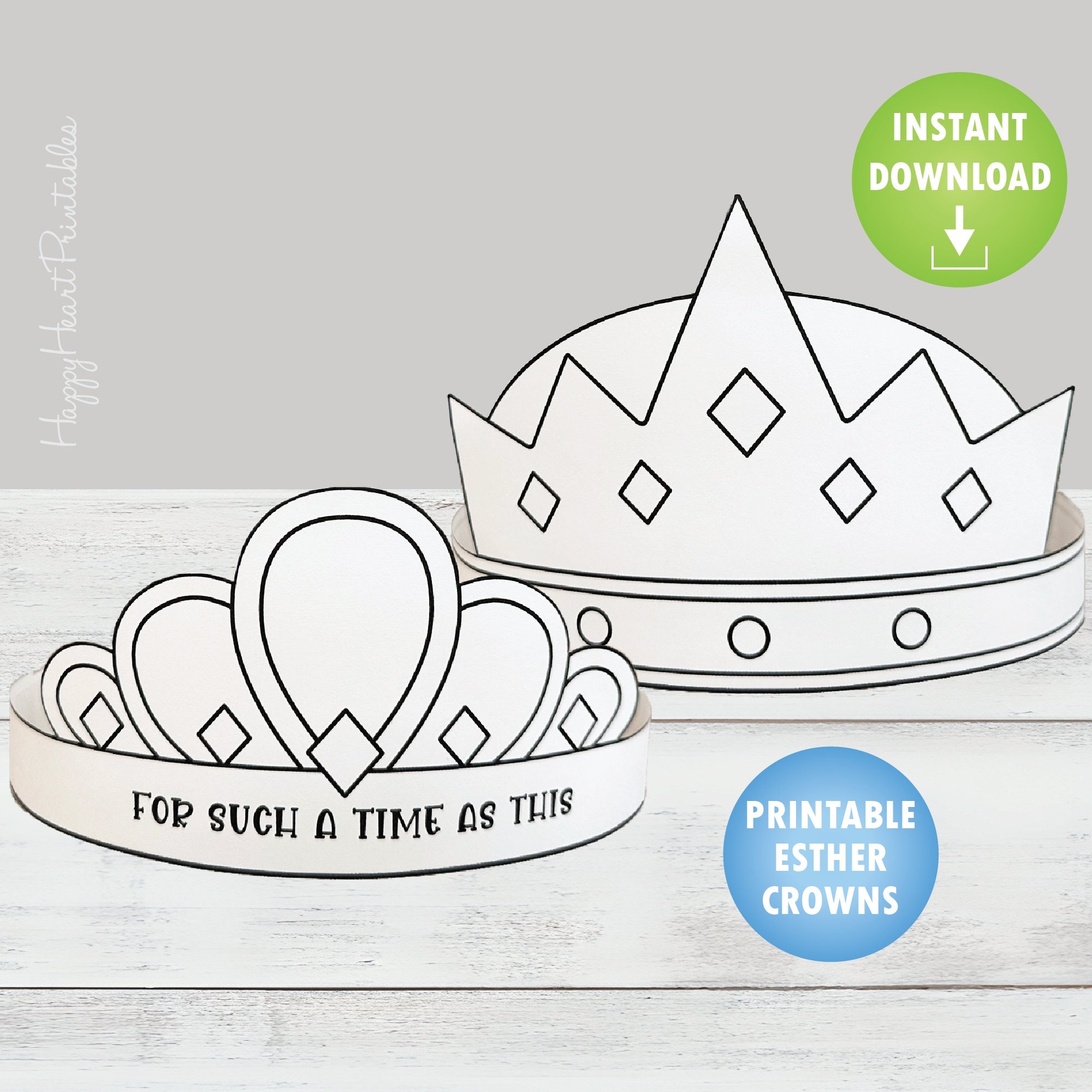 Printable Crown Craft Template