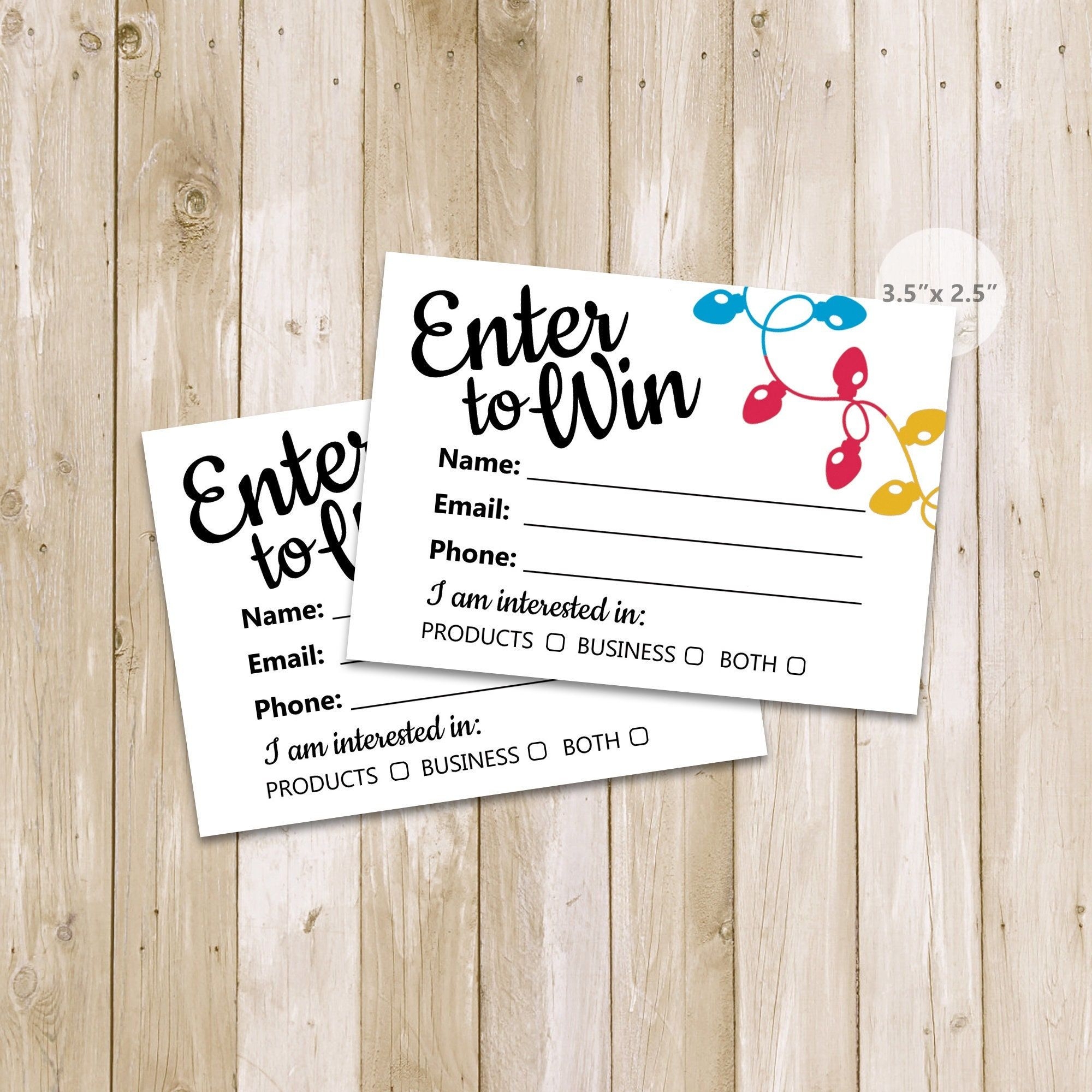 Printable Raffle Ticket Templates Enter To Win Card Light Bulbs Printable Christmas Enter To Win Ticket Door Prize Entry Form Etsy Raffle Tickets Template Raffle Tickets Printable Raffle Tickets