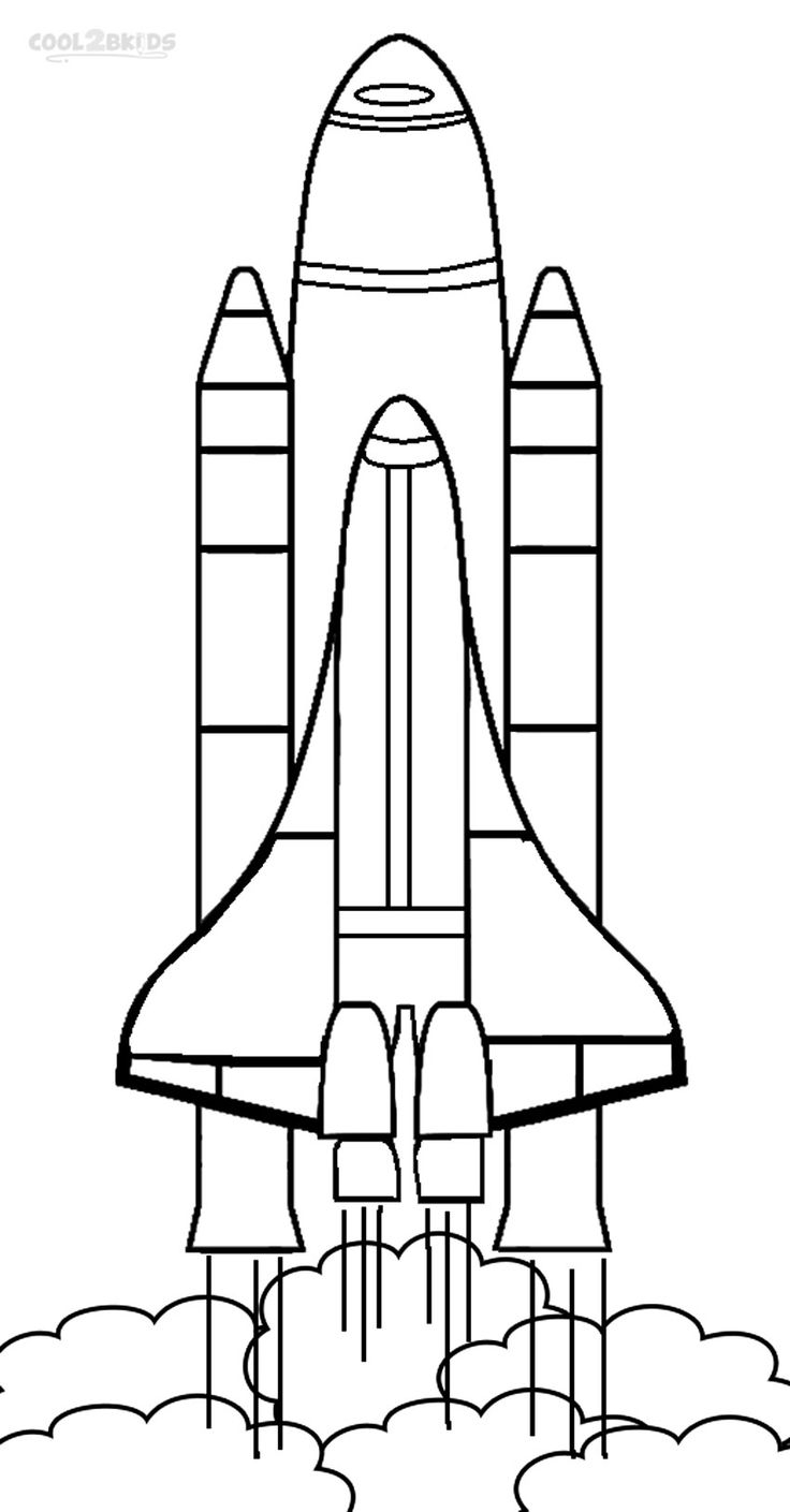 Rocket Ship Template Printable