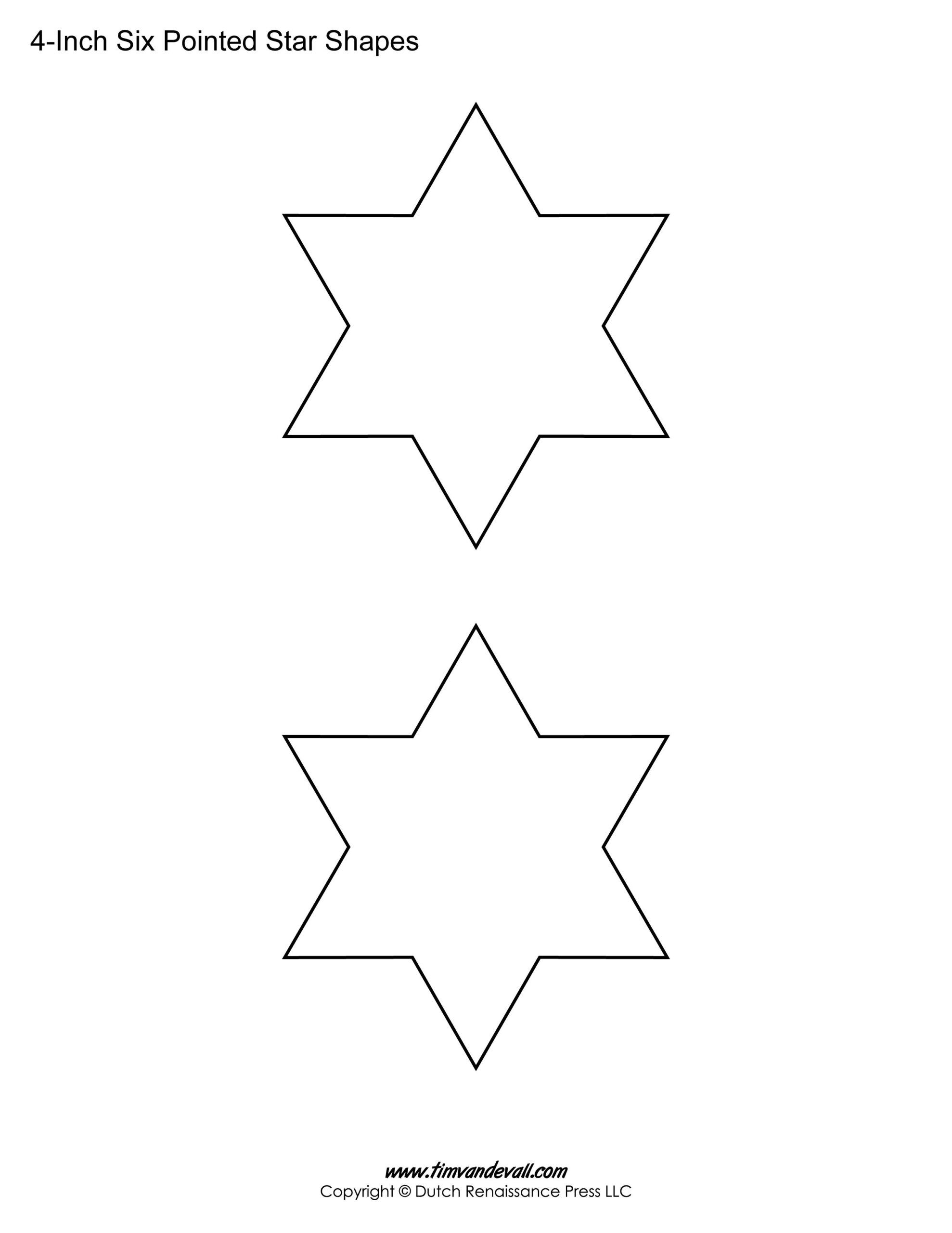 Printable Six Pointed Star Templates Tim s Printables Star Template Star Template Printable Shape Templates