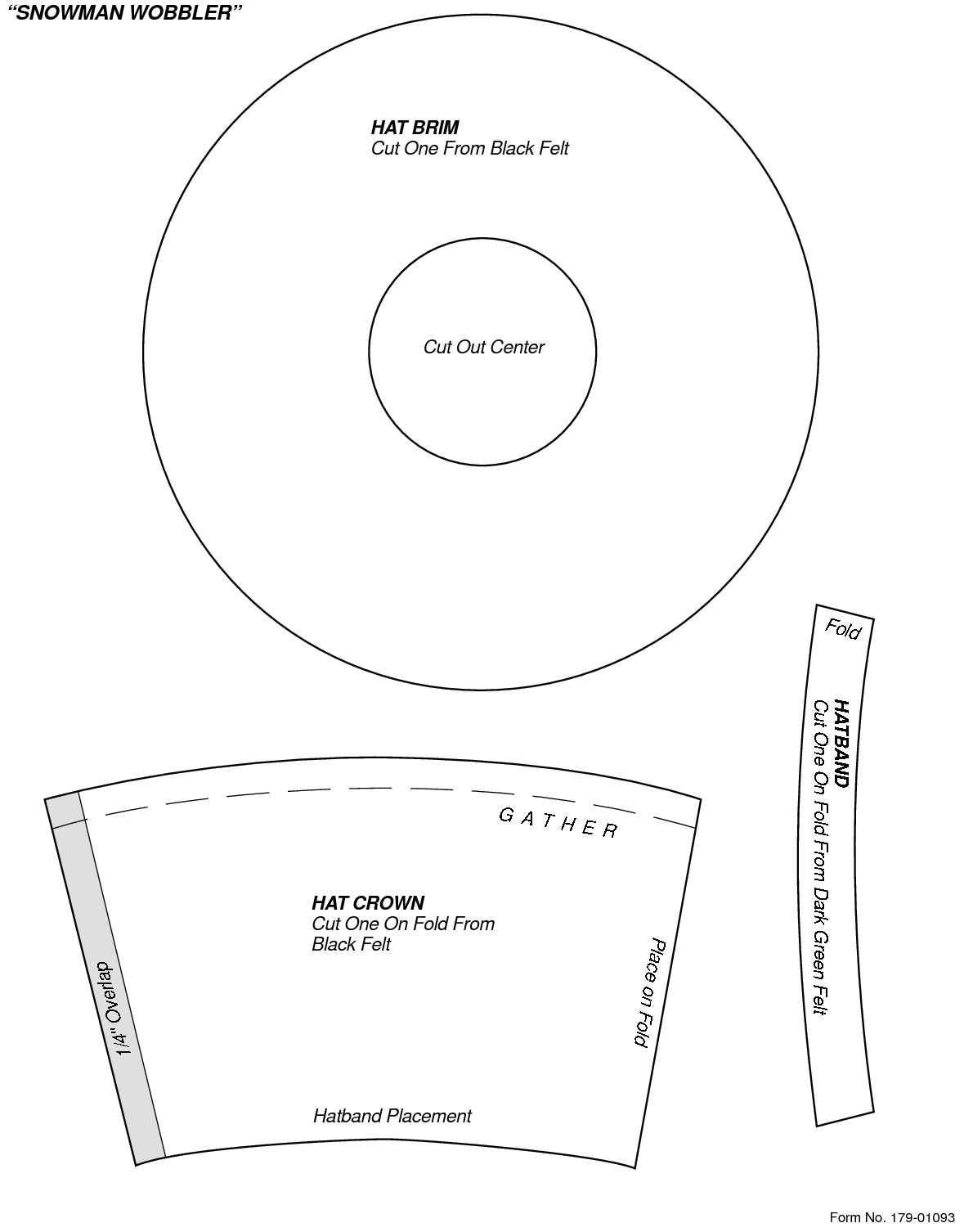 Cut Out Top Hat Template Printable