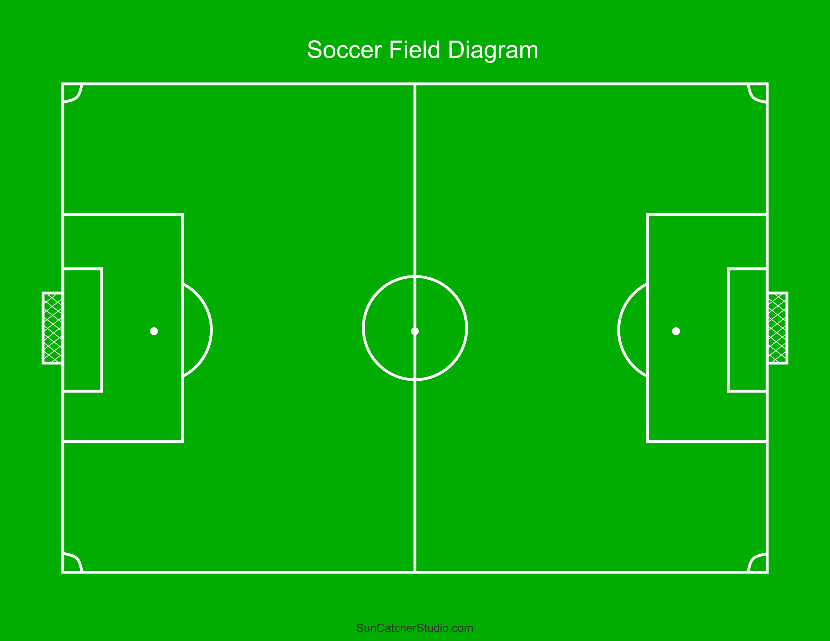Printable Soccer Field Diagrams Templates DIY Projects Patterns Monograms Designs Templates