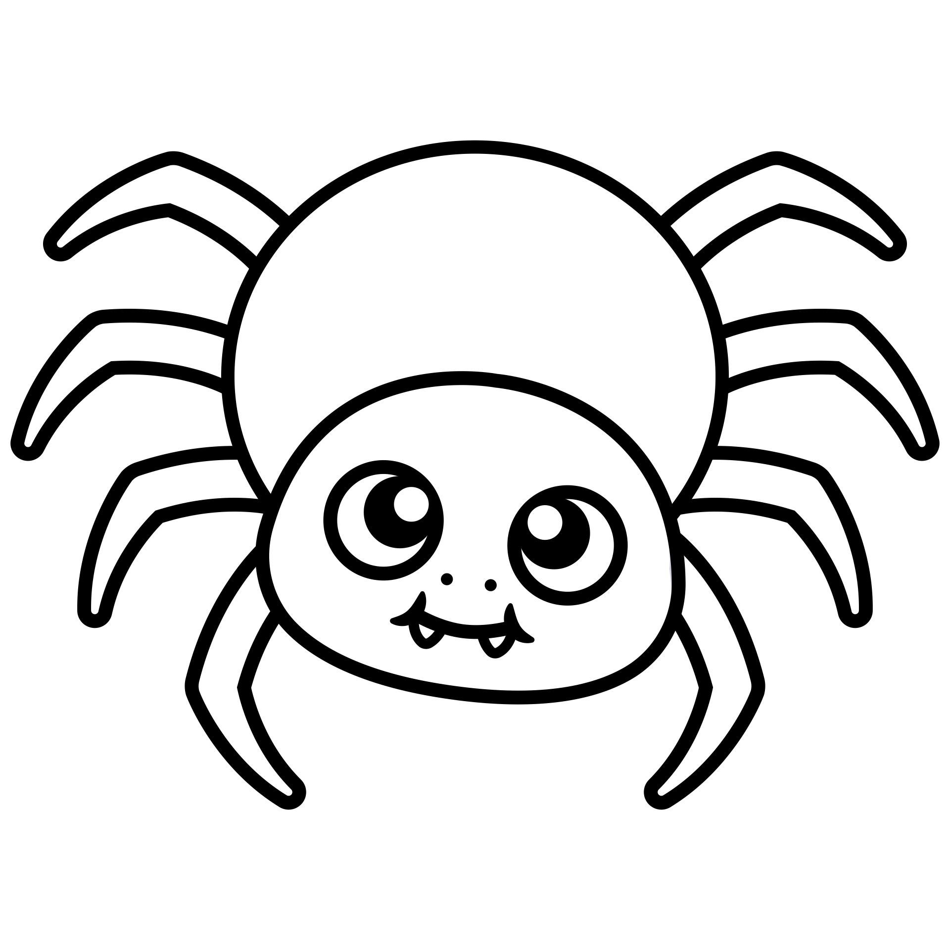 Printable Spider Coloring Pages Halloween