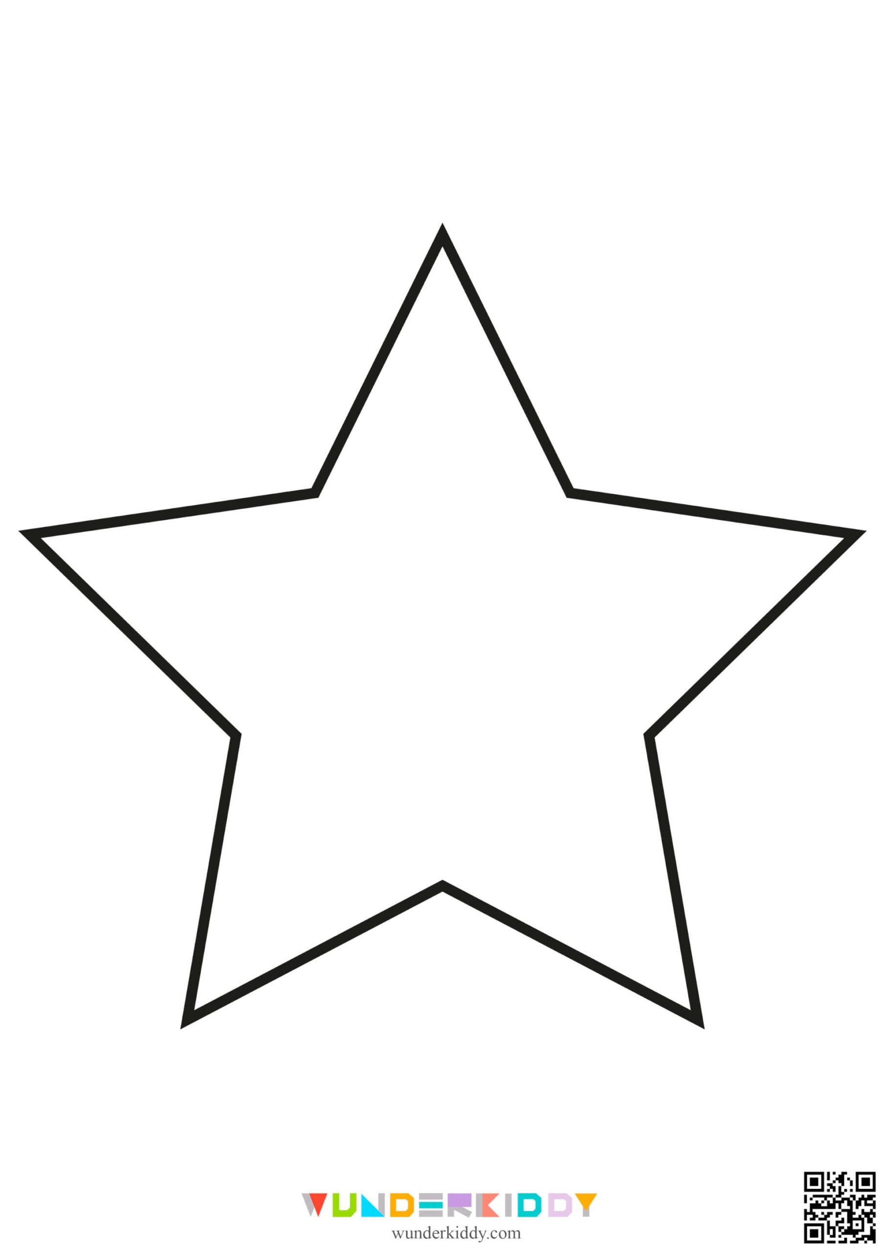 Printable Large Star Template