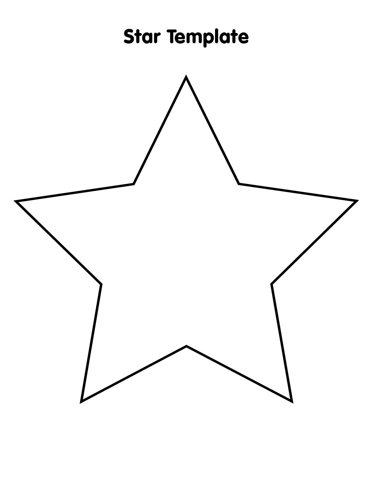 Printable Star TemplatesJlongok Printable Jlongok Printable Star Template Printable Templates Printable Free Star Template