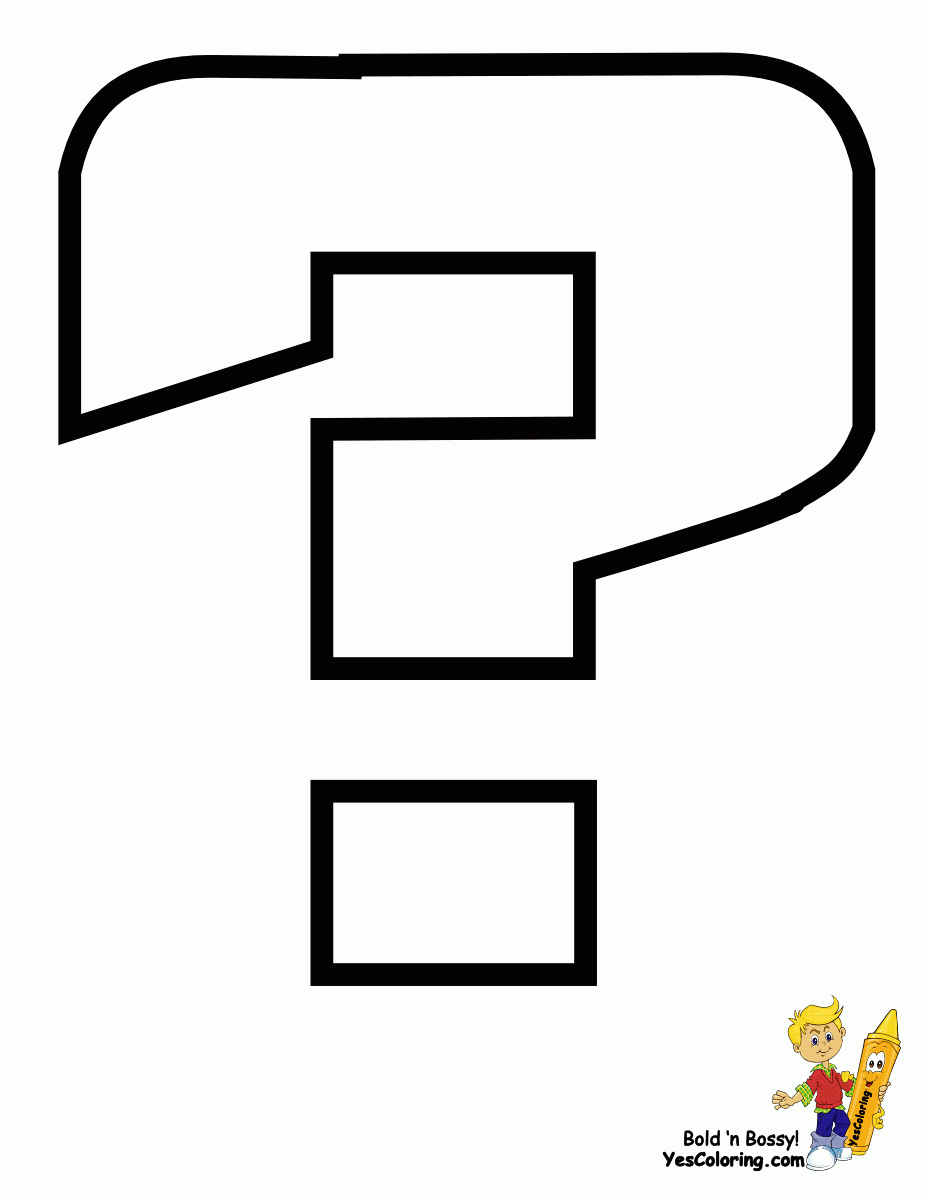 Printable Super Mario Question Mark Template Templates Online