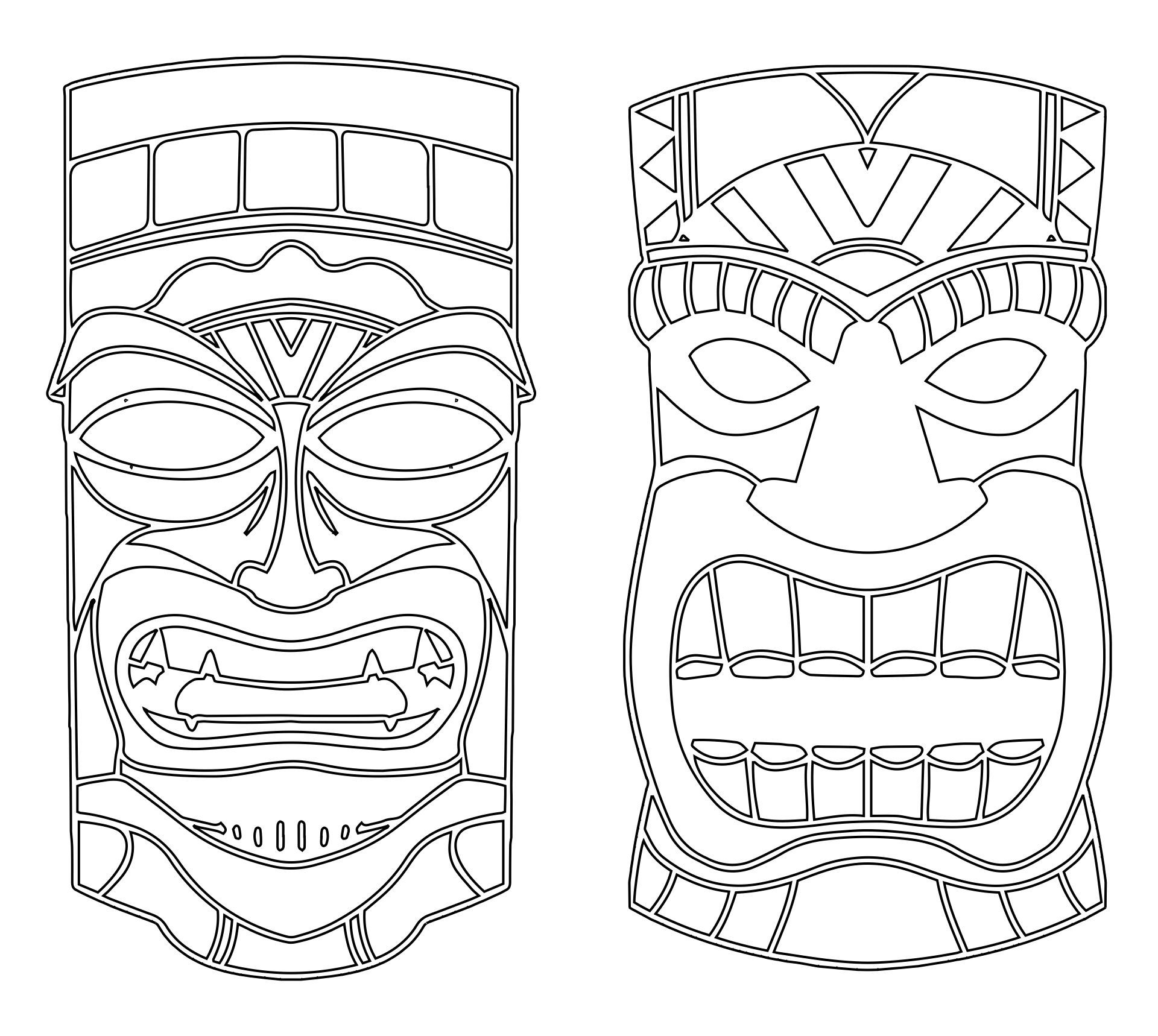 Build Your Own Totem Pole Printable Templates
