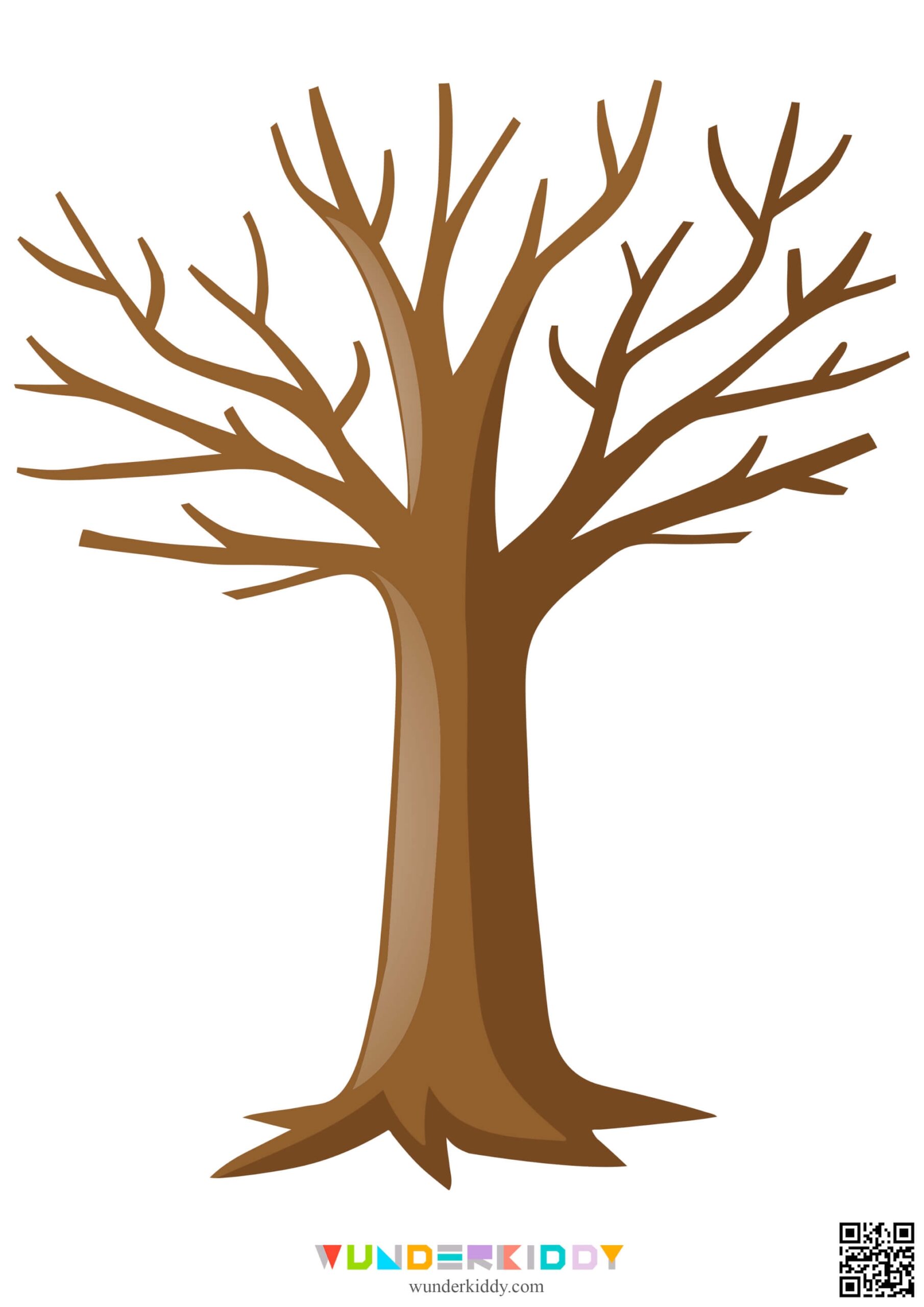Printable Fall Tree Template