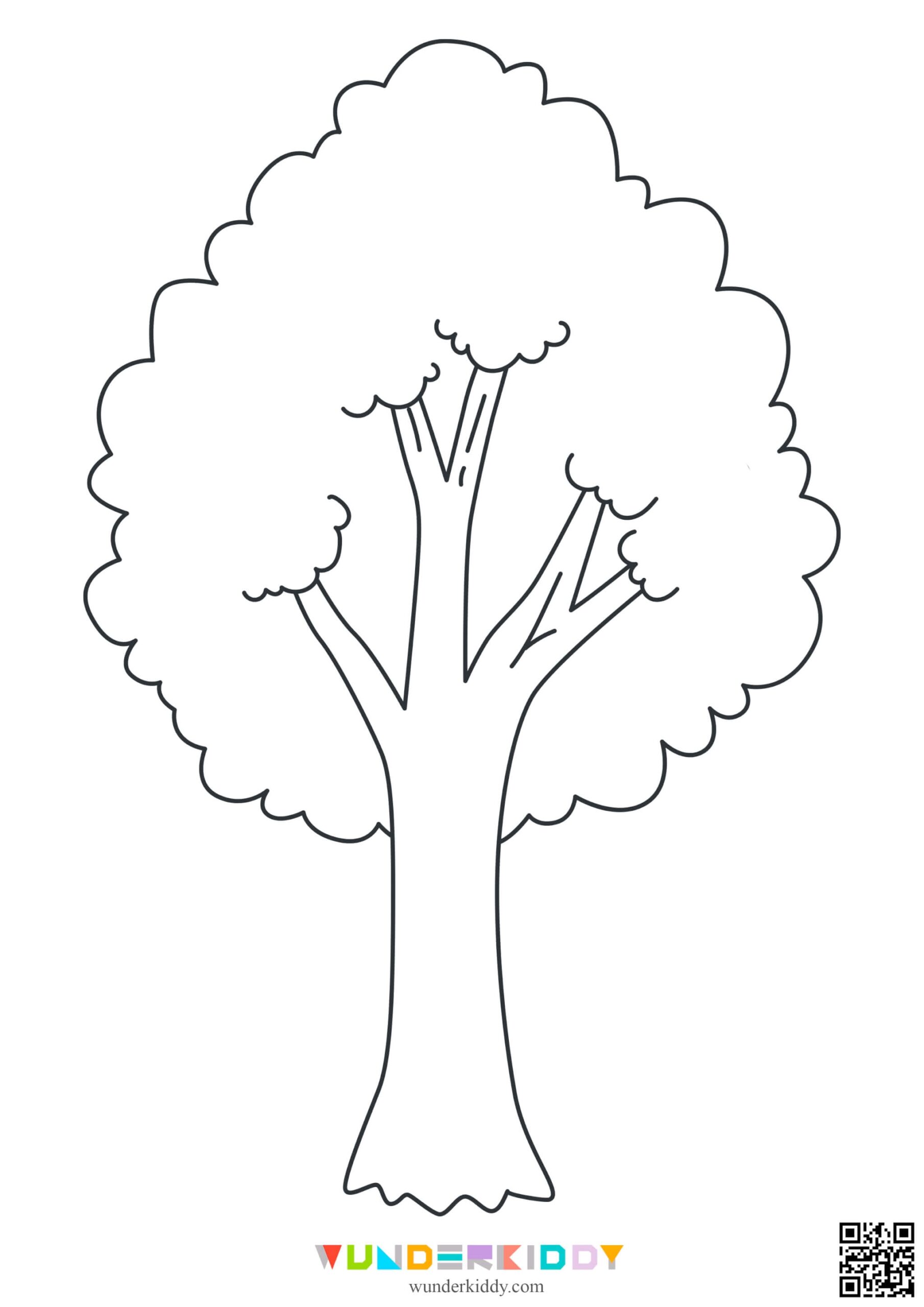 Simple Tree Template Printable
