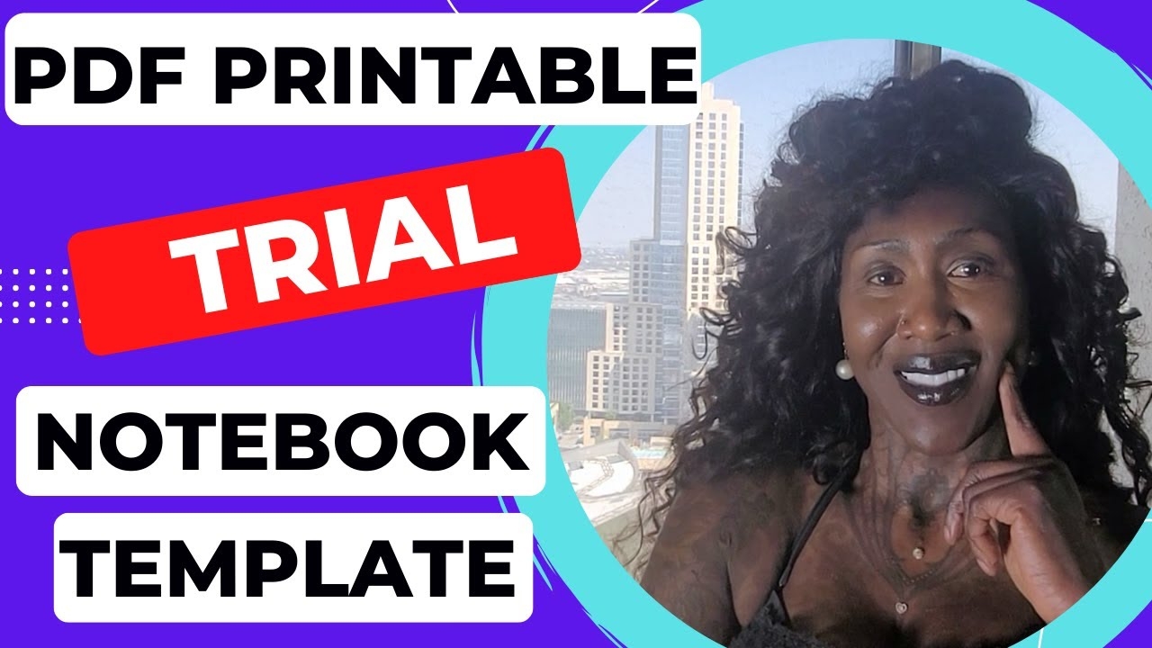 Professor Blackmore s PDF Printable Digital E Trial Notebook Template YouTube