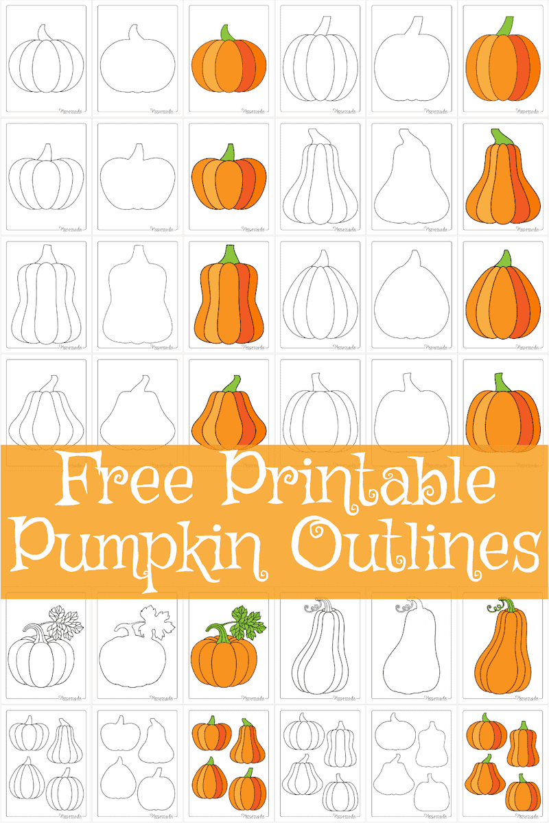 Small Pumpkin Template Free Printable