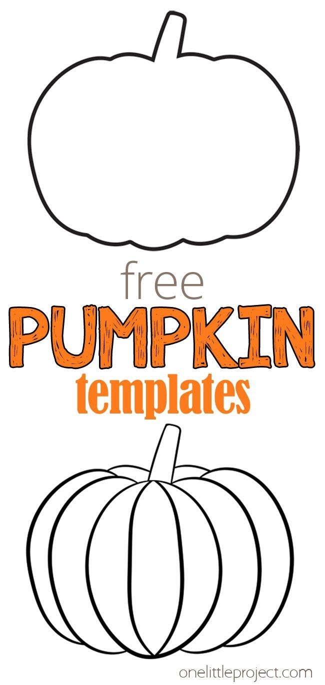 Small Pumpkin Template Free Printable