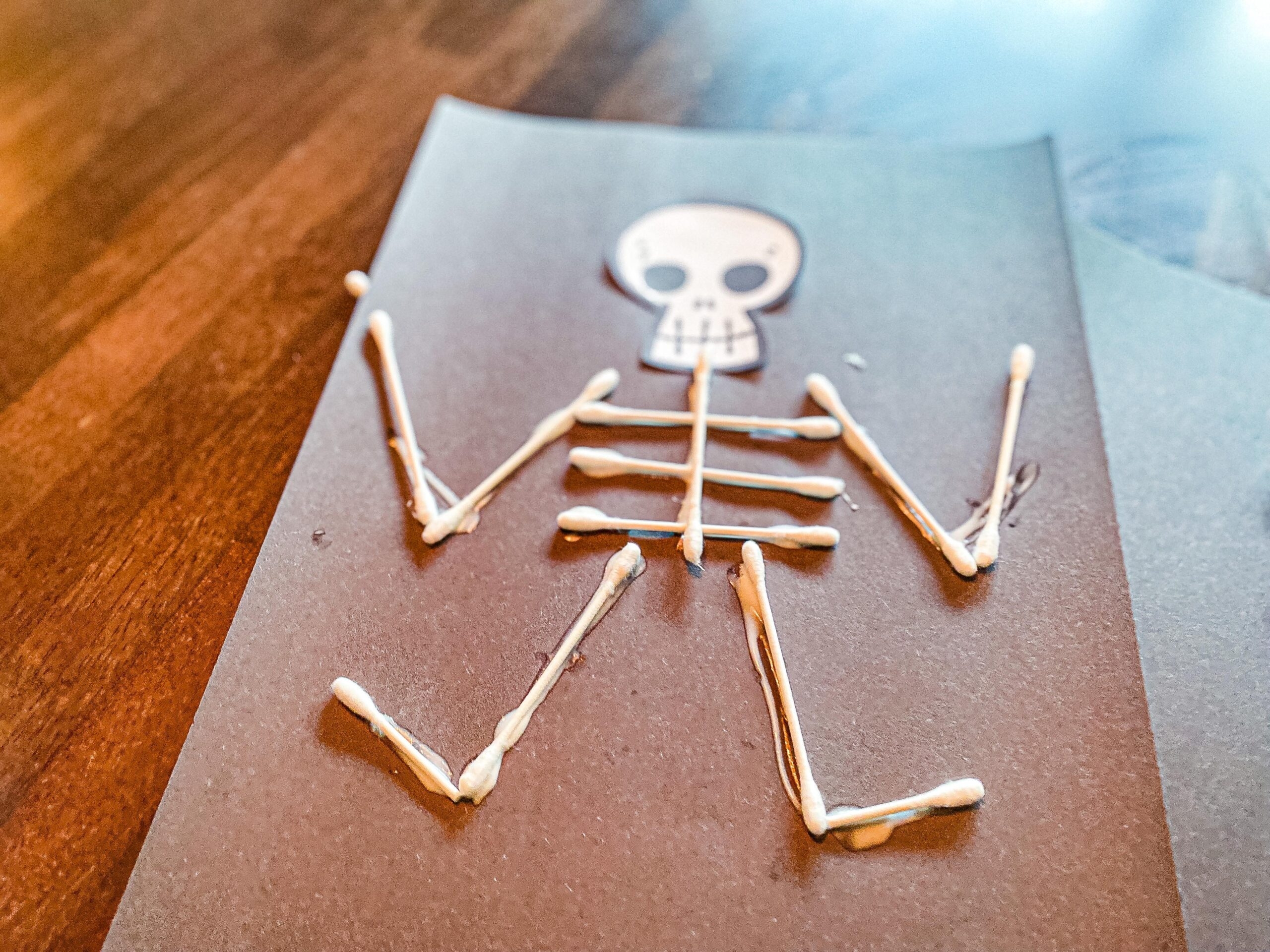 Printable Q Tip Skeleton Template