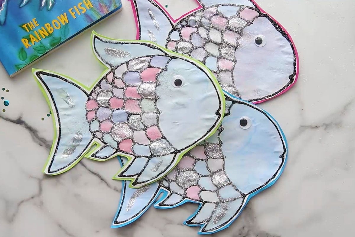 Printable Rainbow Fish Template