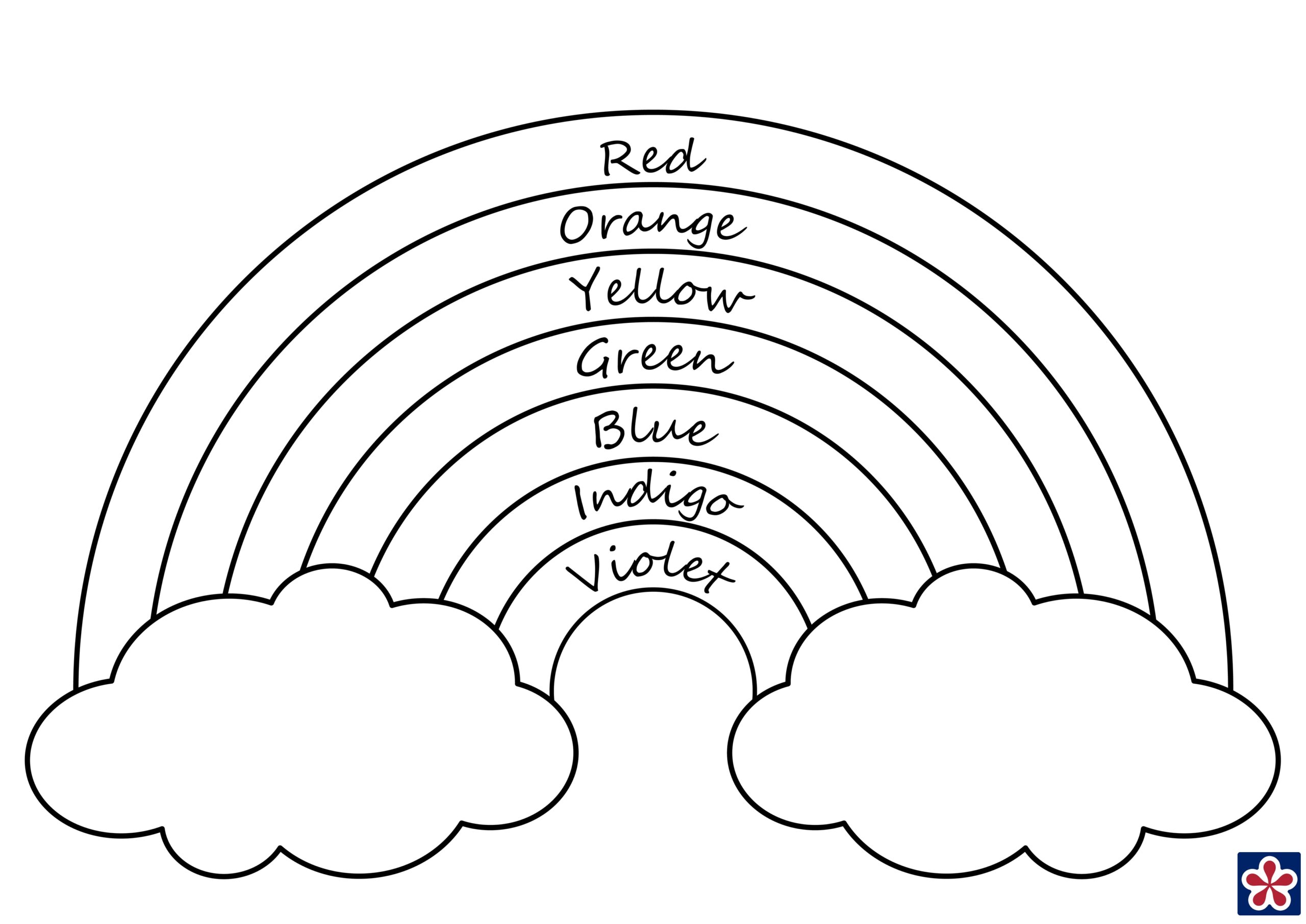 Rainbow Template Free Printable