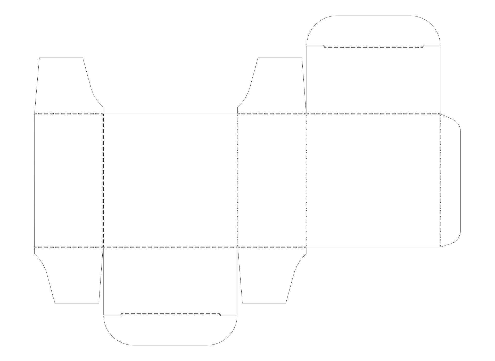 Rectangular Box Template Printable Printablee