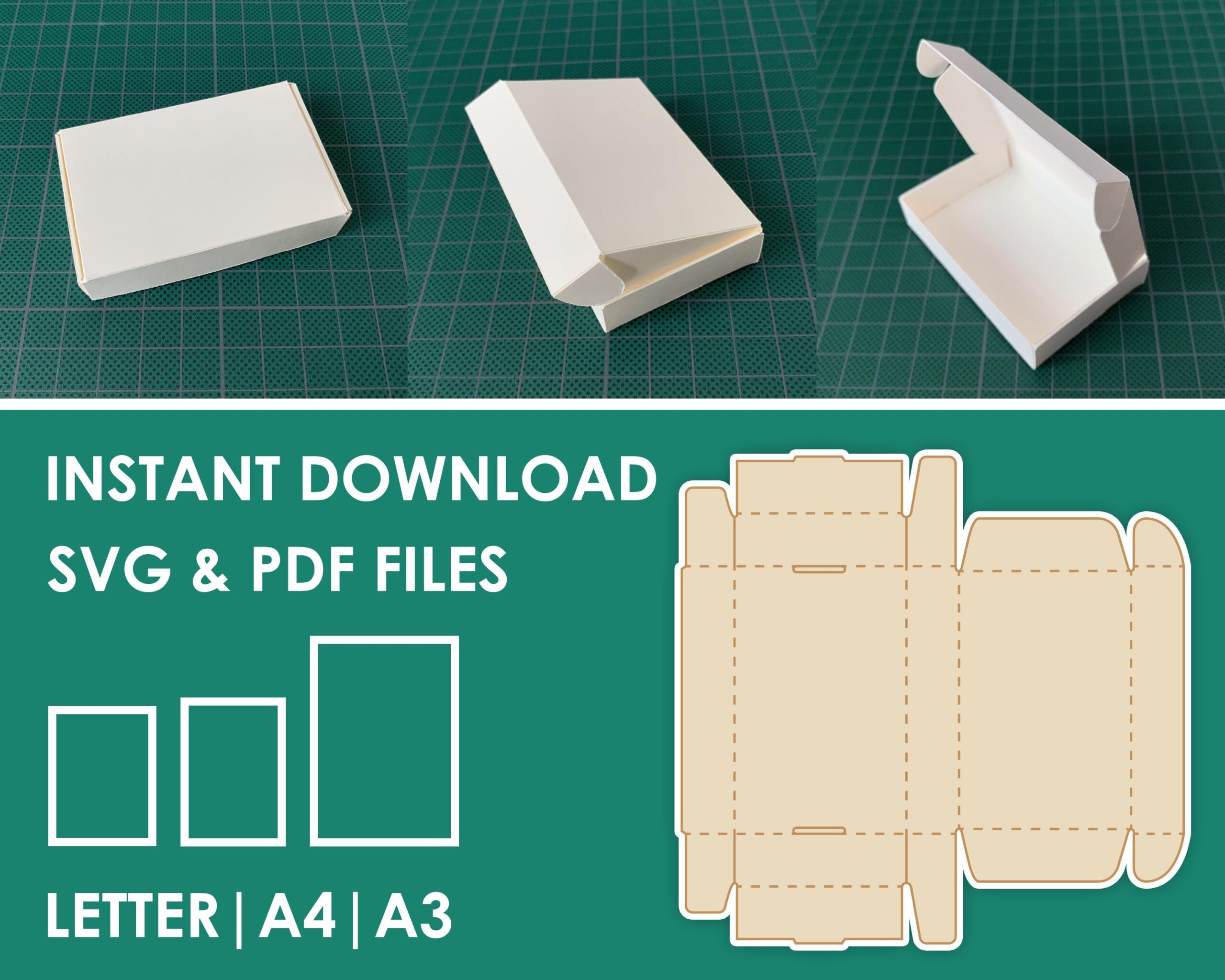 Rectangle Box Template Printable