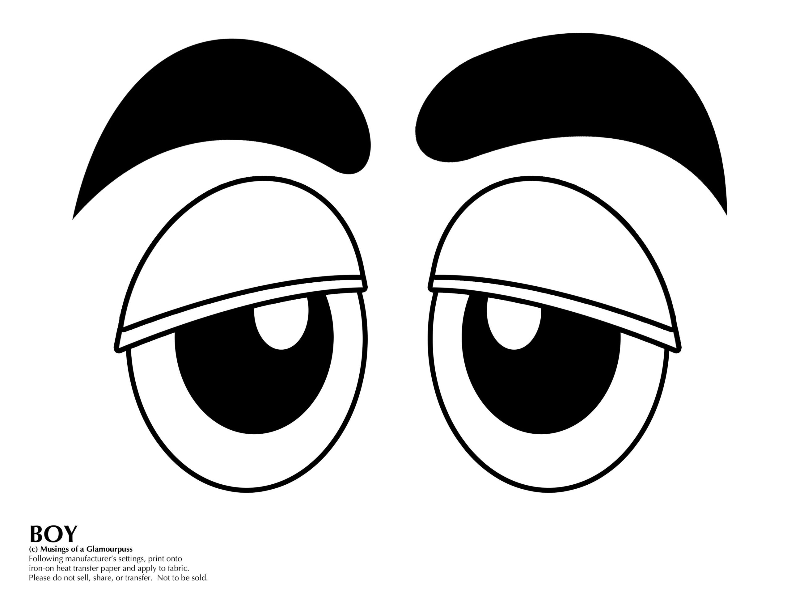 M&M Template Printable