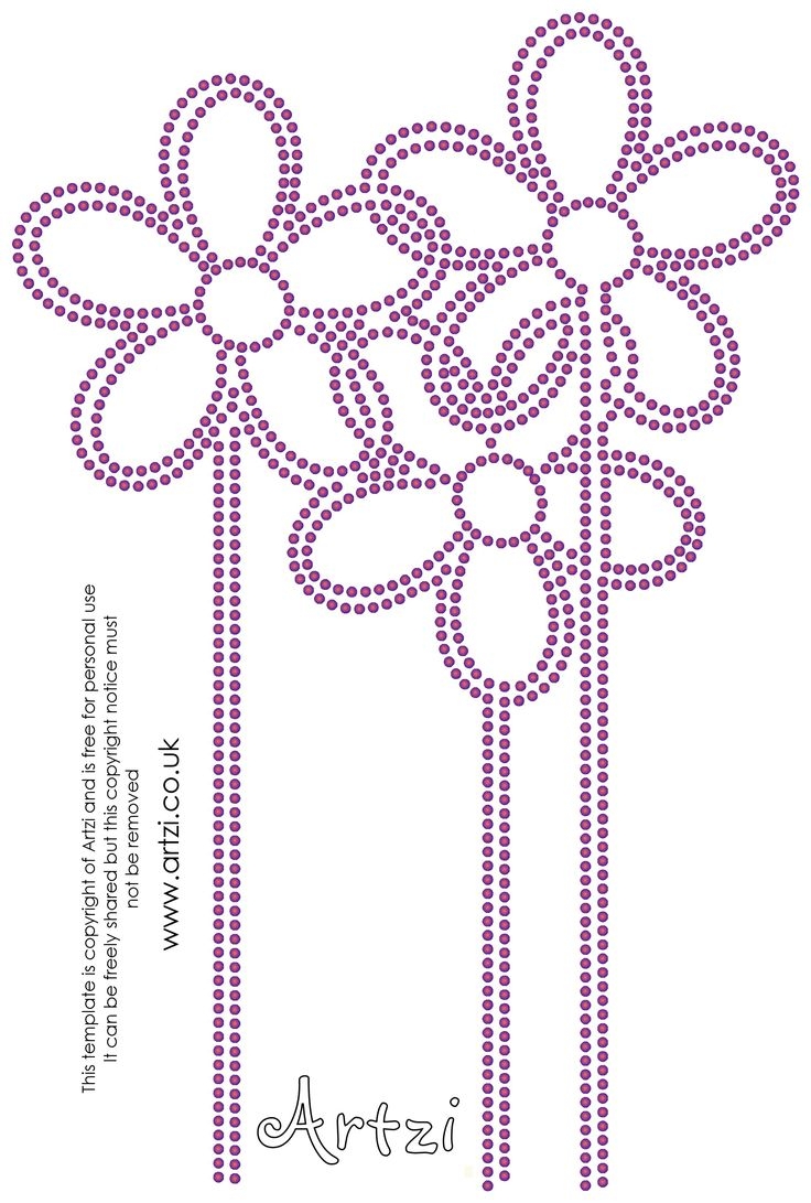 Rhinestone Designs Pattern Diy Rhinestone Crafts Embroidery Cards