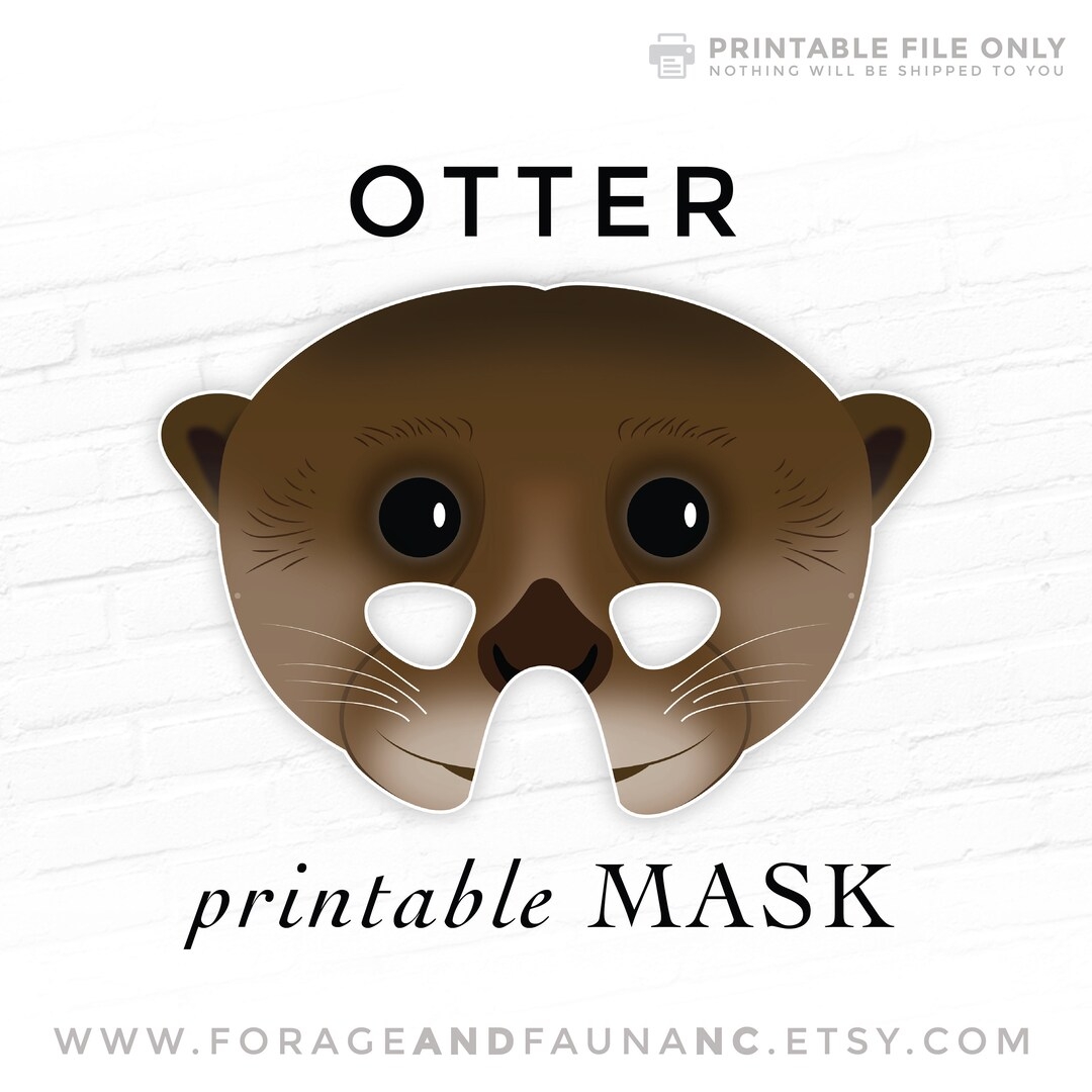 Printable Sea Otter Template