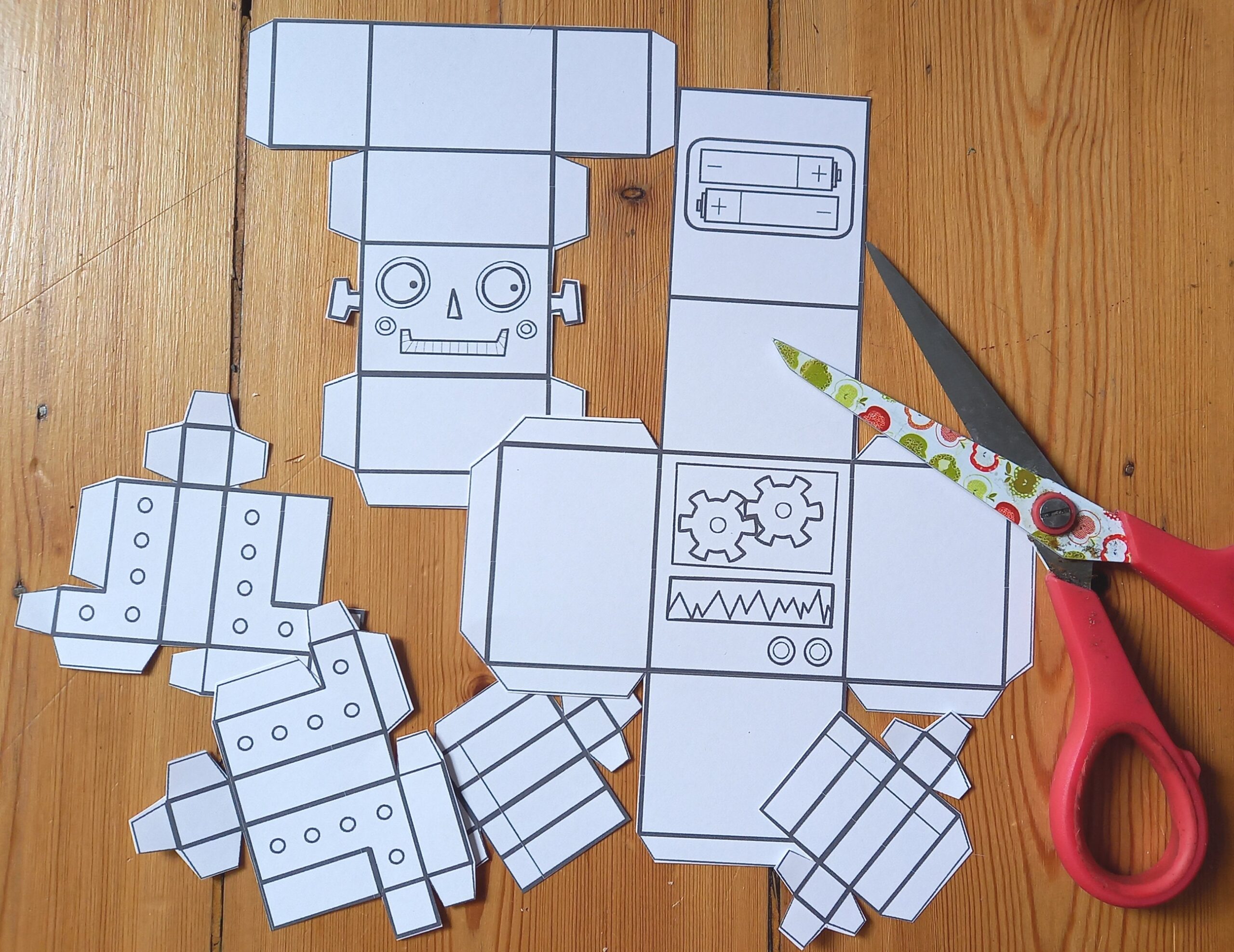 Printable 3D Robot Template