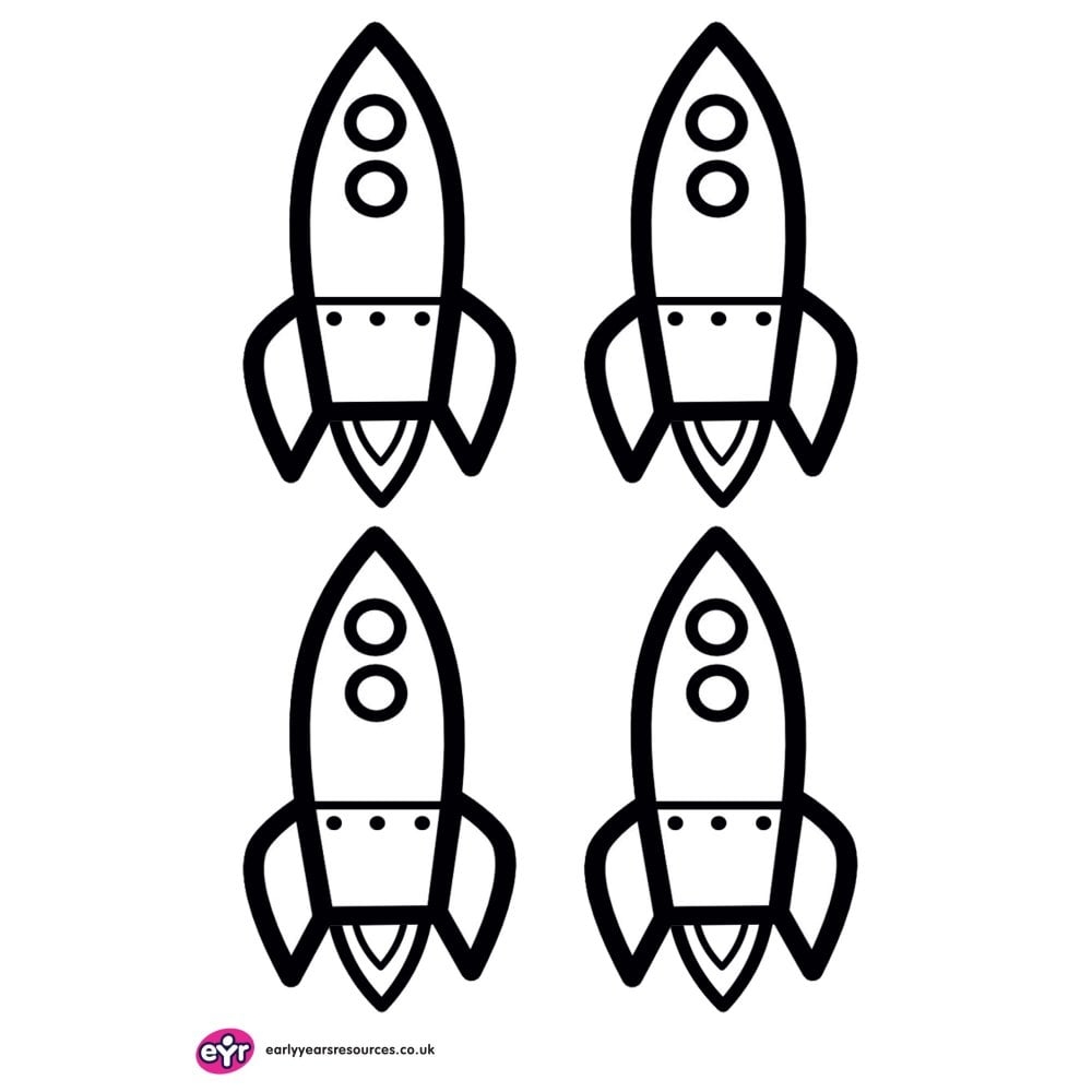 Rocket Template Early Years Resources