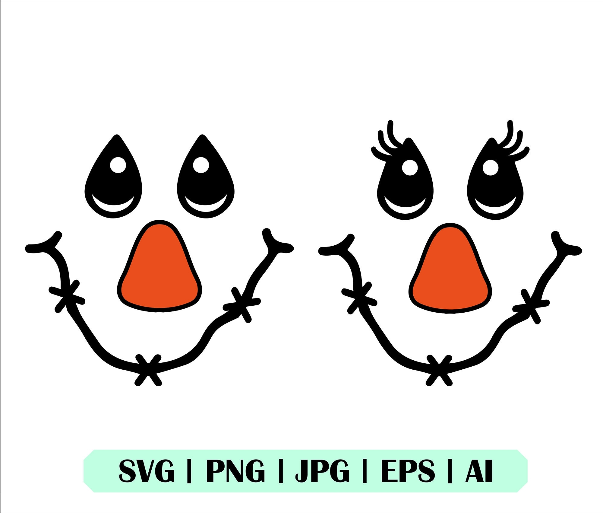 Scarecrow Face Svg Mr And Mrs Face Svg Coupe Svg Fall Svg Instant Download Cricut Clipart Cuttable File Svg Silhouette Vector Etsy
