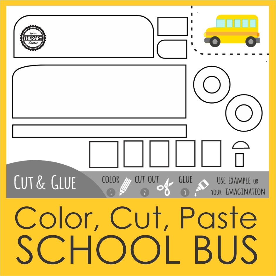 Free Printable Bus Template