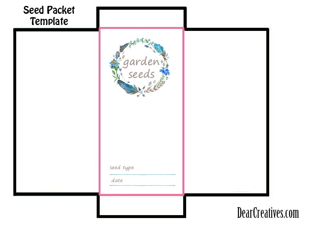 Seed Packet Template Free Printable And DIY For Your Gardening Seeds