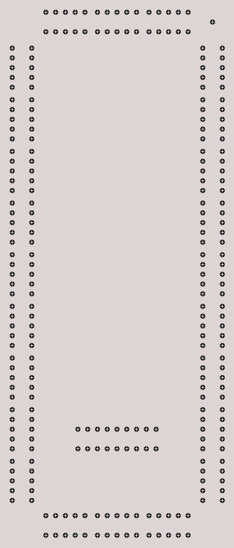Printable Cribbage Board Template