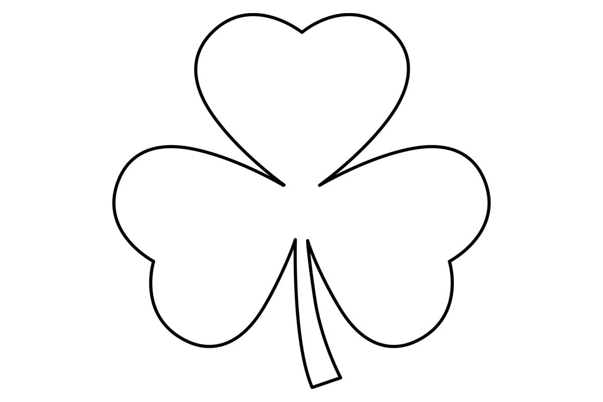 Free Shamrock Template Printable