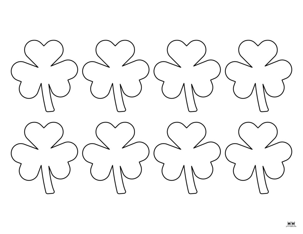 Shamrock Templates Coloring Pages 30 FREE Printables Printabulls