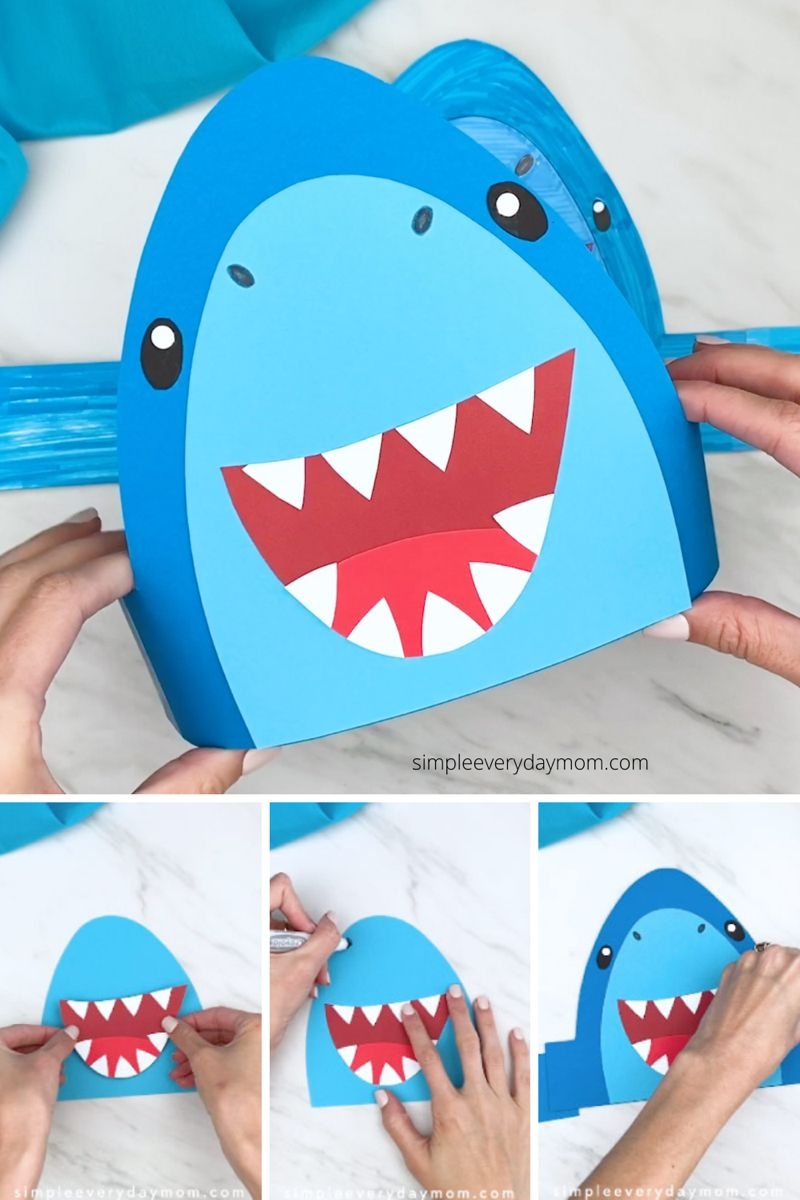 Printable Shark Headband Template