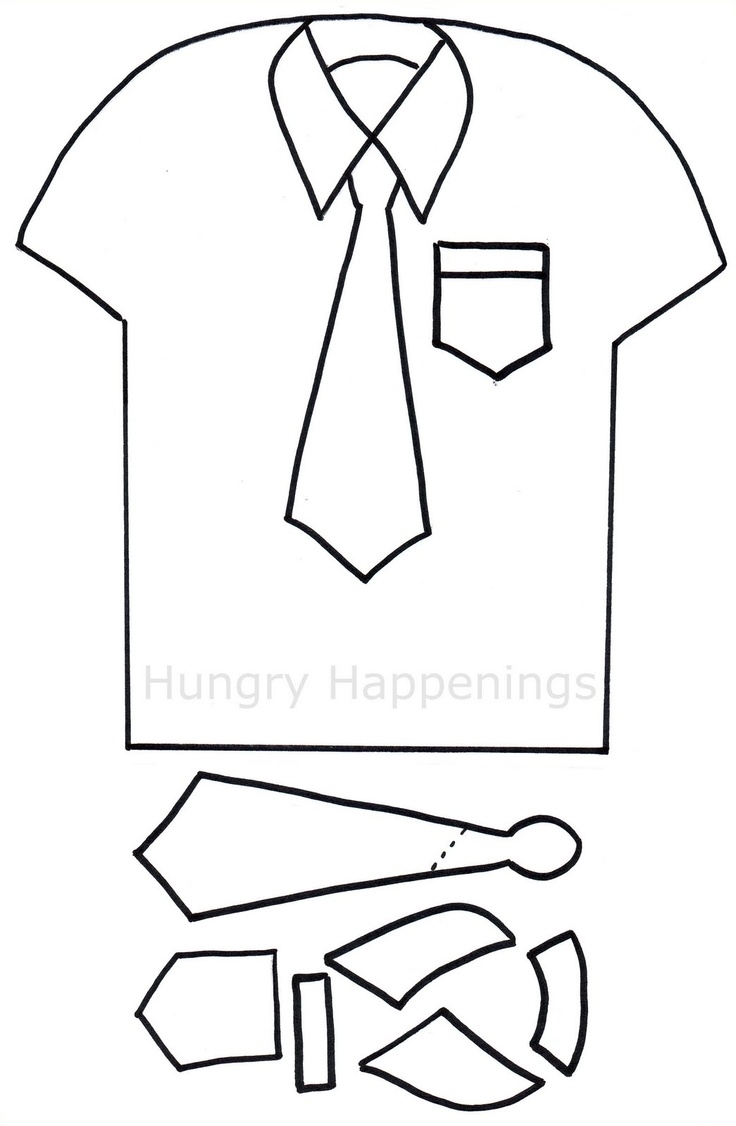 Printable Template Of A Tie